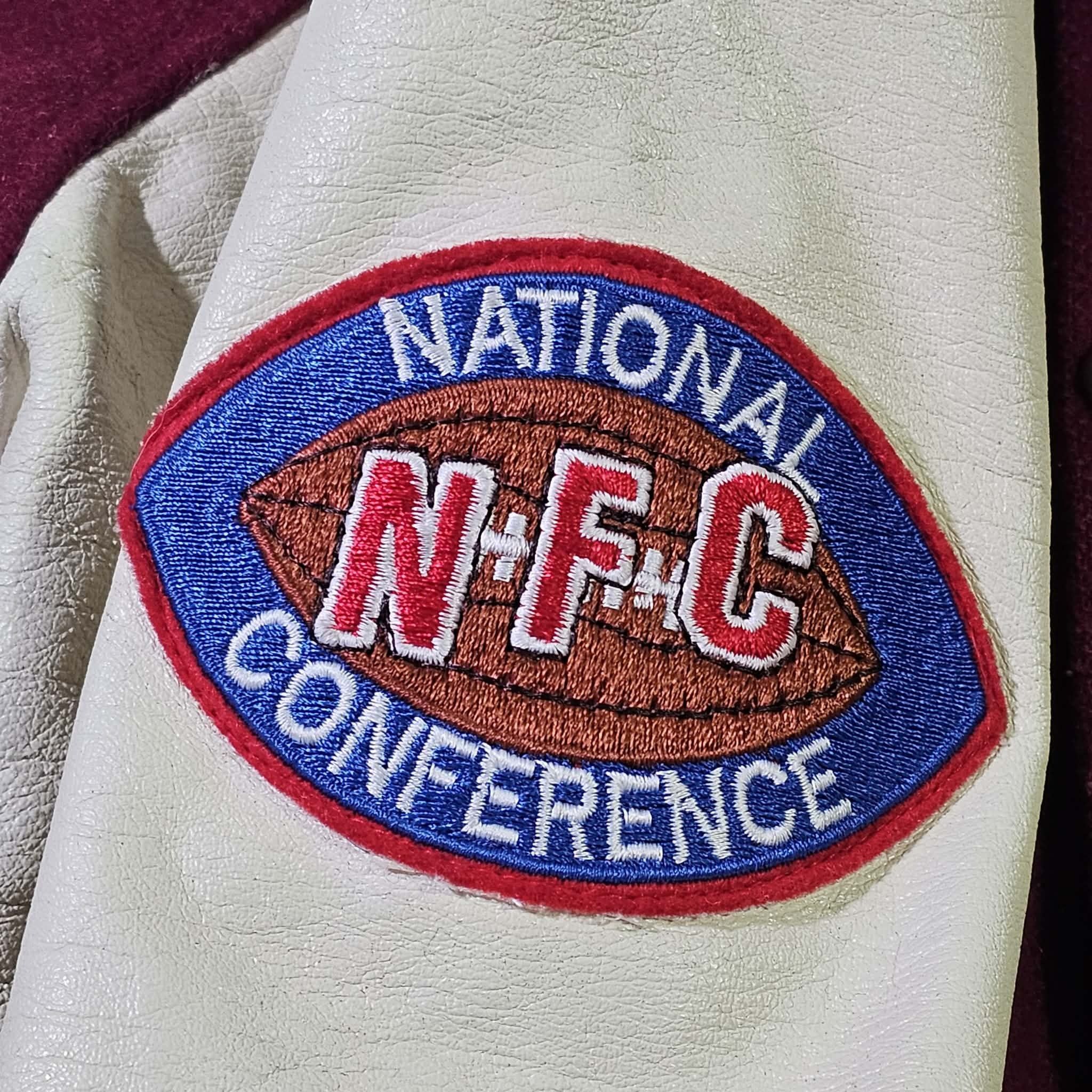 NFL Washington Commanders Vintage 80s Chalk Line Varsity Jacket Size US L / EU 52-54 / 3 - 5 Thumbnail