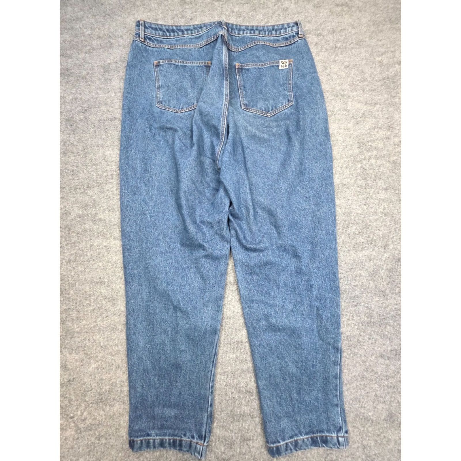 Vintage Lucy and Yak Jeans Womens W36 / L Blue Denim Tapered Relaxed High Rise Jeans Size 25" / US 0 / IT 36 - 2 Thumbnail