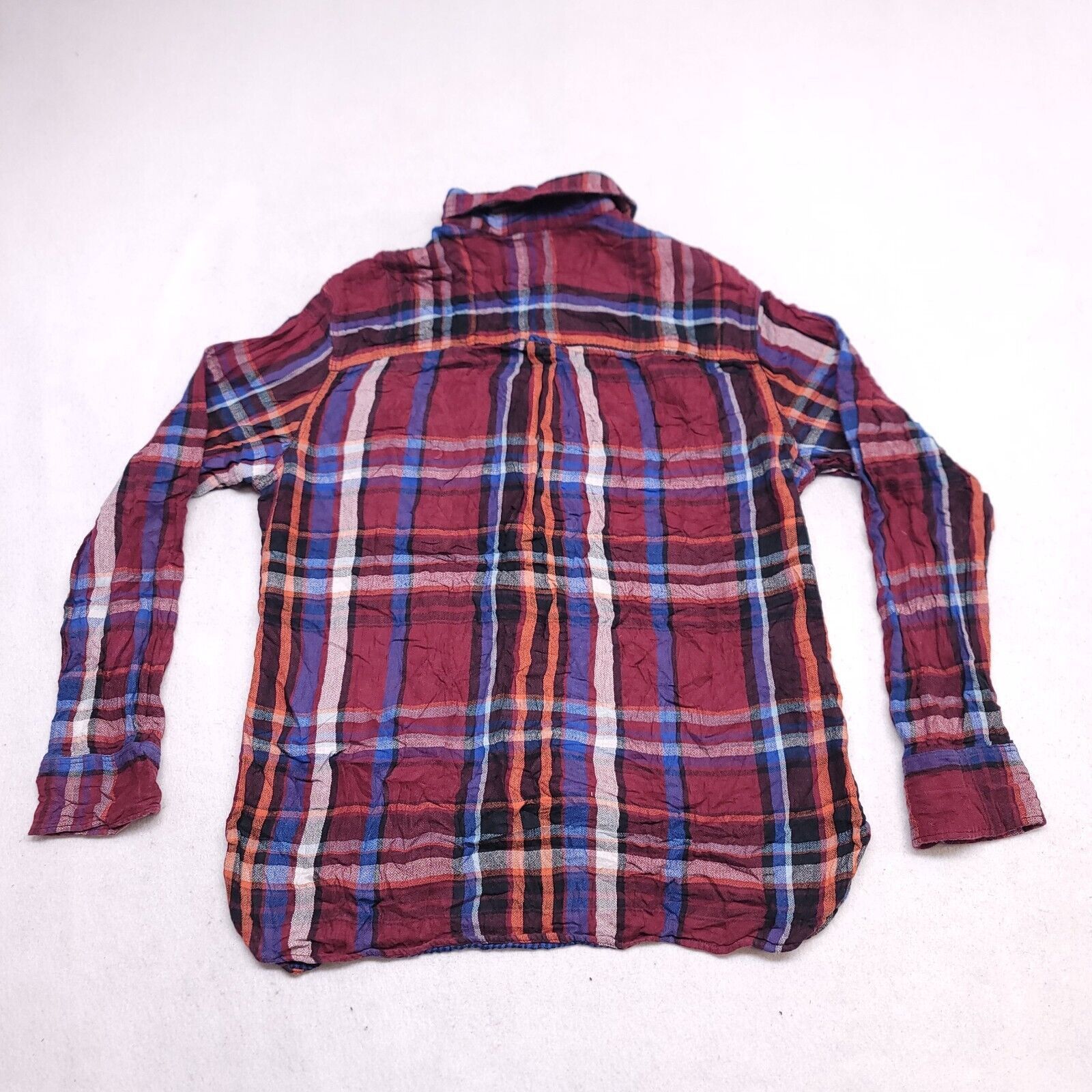 Mossimo Mossimo Madras Flannel Shirt Mens Size Large L Red Blue Size US L / EU 52-54 / 3 - 10 Thumbnail