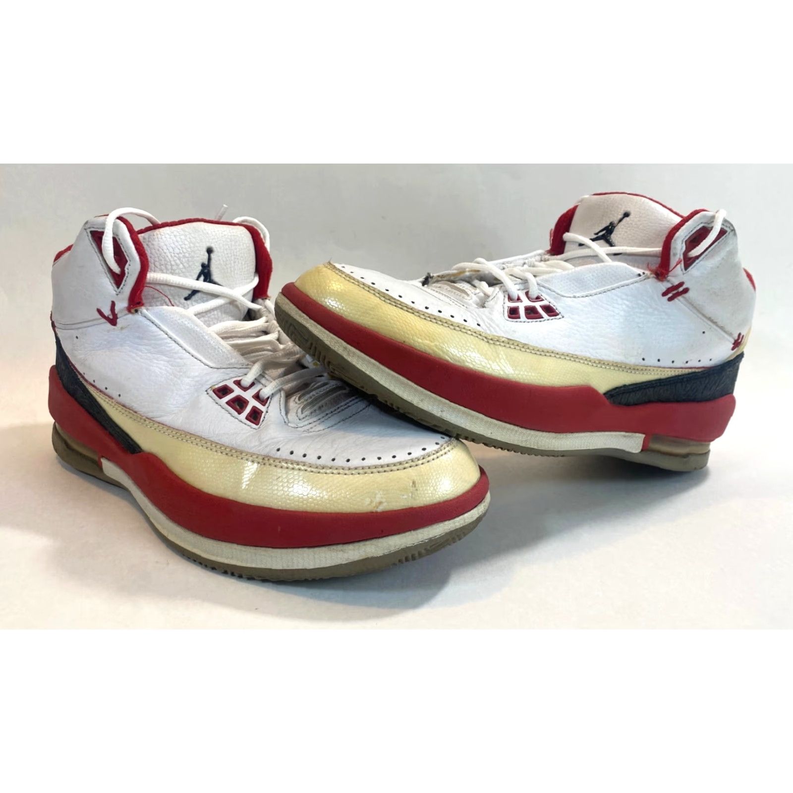 Nike VINTAGE Nike Air Jordan 2.5 Retro Team White Varsity Red 331987-103 USA 10.5 Mens Sneaker High Top Shoes Size US 10 / EU 43 - 5 Thumbnail
