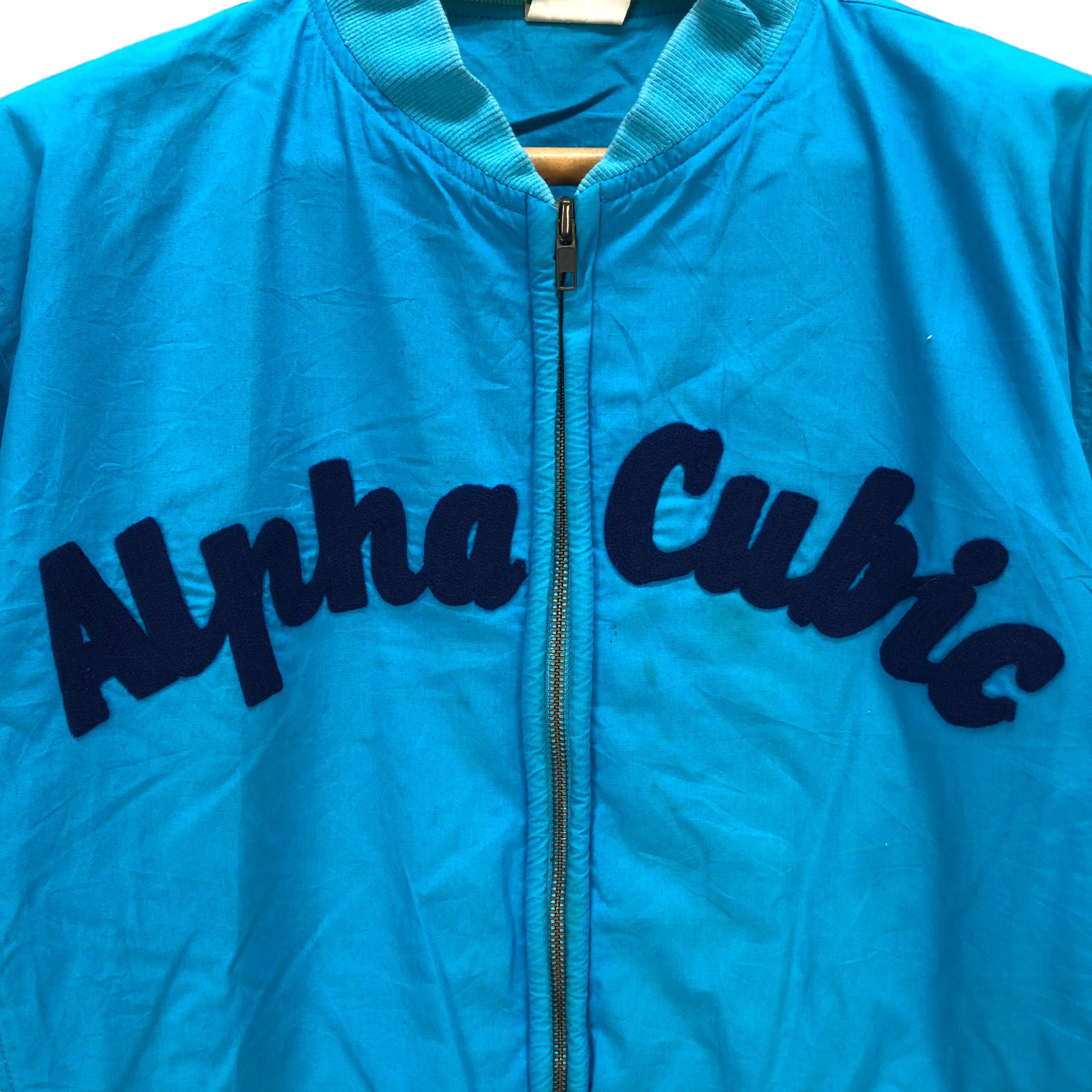 Japanese Brand ALPHA CUBIC RACING TEAM BOMBER JACKET #7318-129 Size US L / EU 52-54 / 3 - 3 Thumbnail