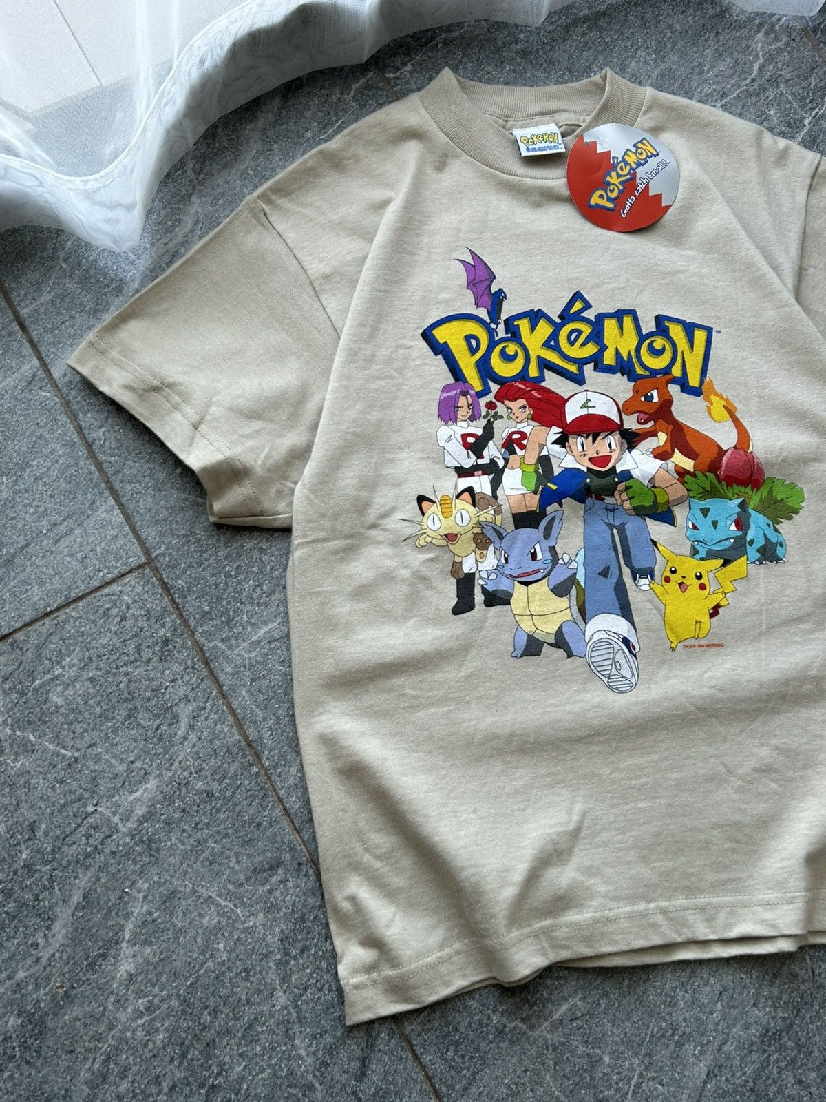 Pokemon New Vintage tee shirt pokemon pikachu 1999 y2k by nintendo Size US XS / EU 42 / 0 - 17 Thumbnail
