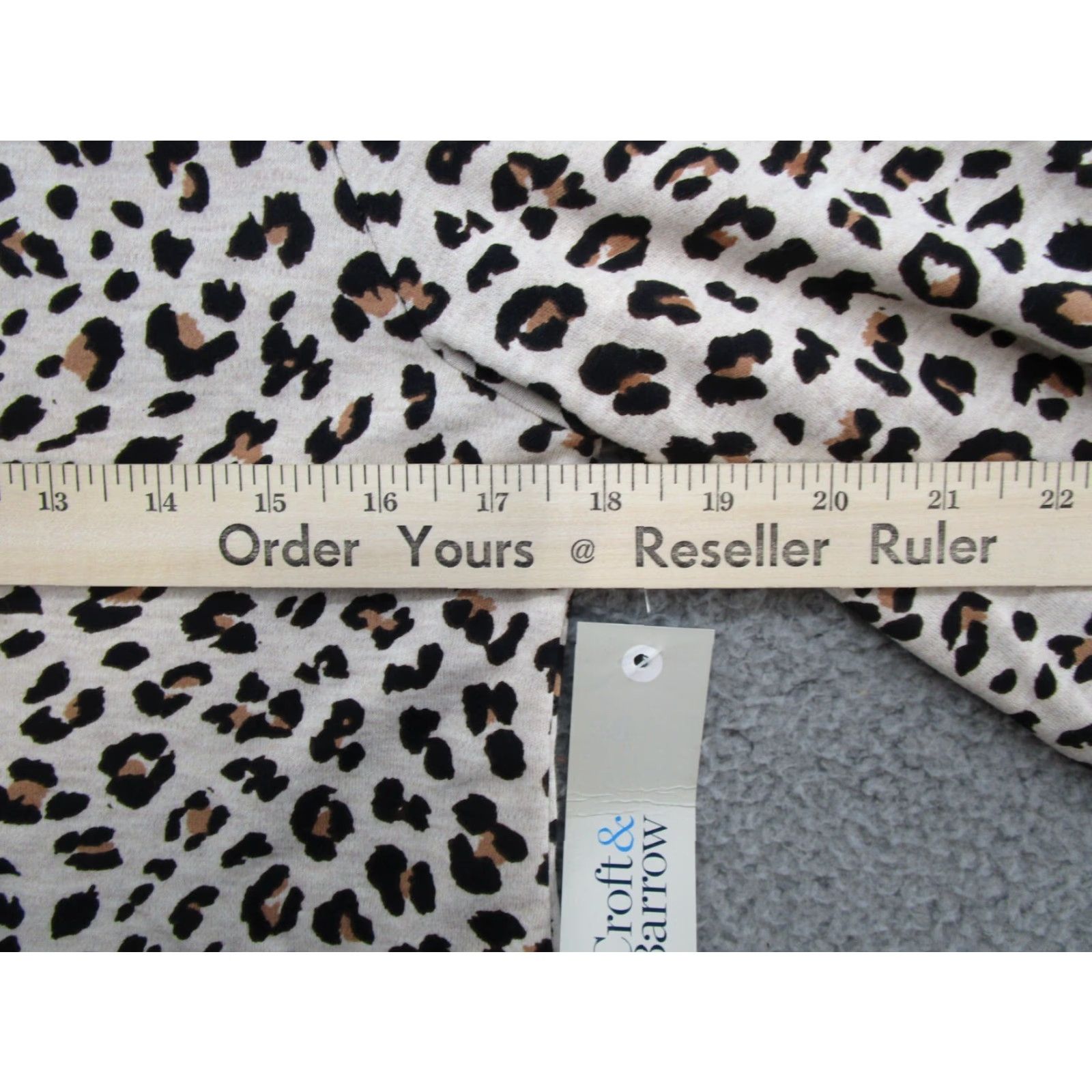 Croft & Barrow Croft & Barrow Women's Sweater Leopard Print Extra Soft NEW PXS Petite Size XS / US 0-2 / IT 36-38 - 5 Thumbnail