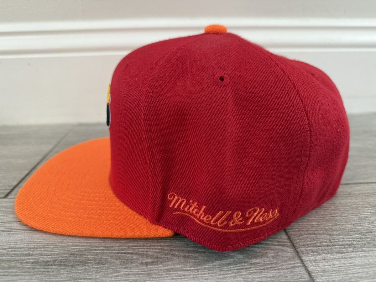 Mitchell & Ness × NBA Miami Heat Mitchell & Ness Hardwood Classics Fitted 7 3/8 Size ONE SIZE - 4 Thumbnail