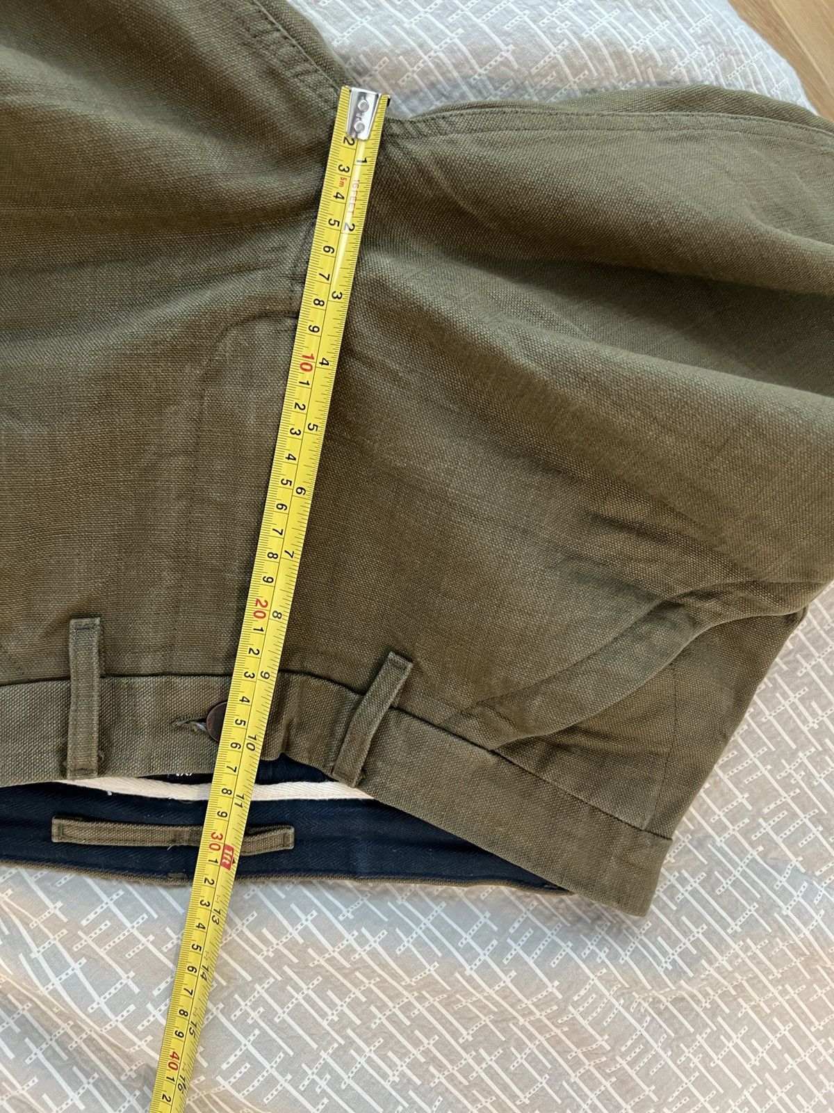 Freenote Cloth Workers Chino 14 Ounce Slub Army Green Size US 32 / EU 48 - 8 Thumbnail