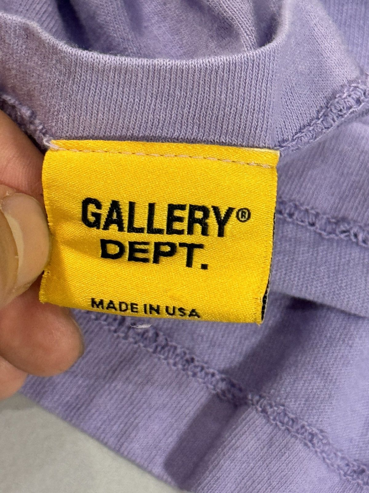 Gallery Dept. Gallery Dept “Dept” Logo L/S Tee Size US M / EU 48-50 / 2 - 6 Thumbnail