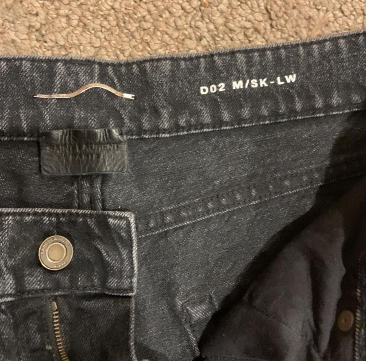 Saint Laurent Paris Saint Laurent D02 Double Knee Rip Size US 31 - 3 Thumbnail