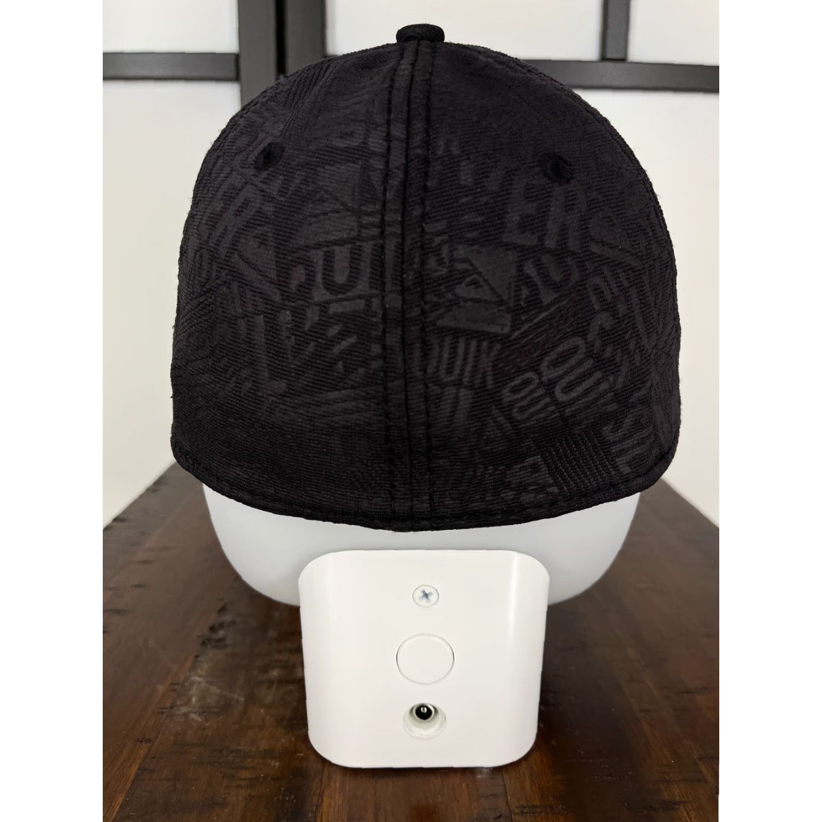 Quiksilver VINTAGE Quiksilver Hat Cap Snap Back Adult One Size Black New Era 39thirty Skate Surf 90s Mens Size ONE SIZE - 6 Thumbnail