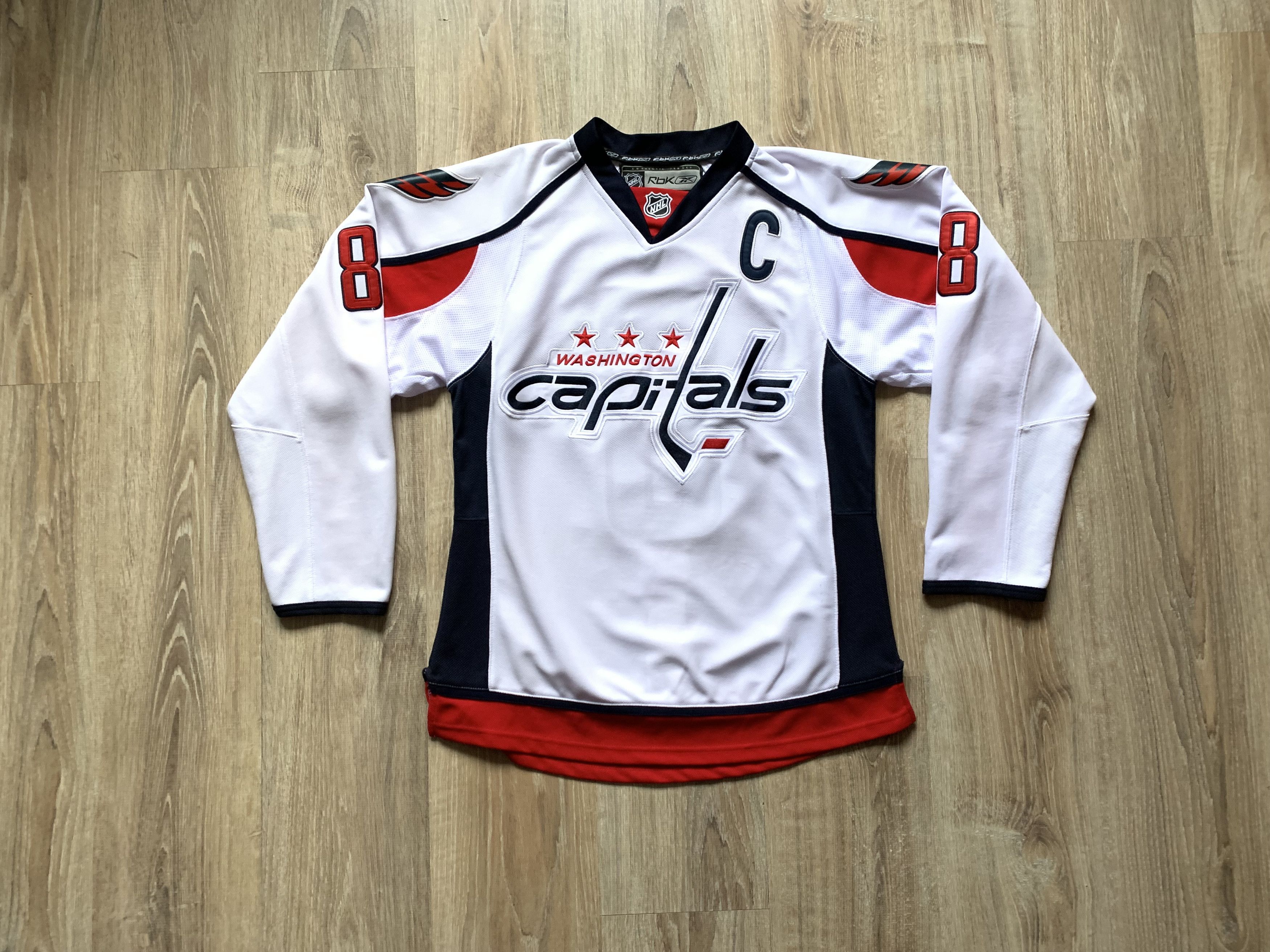 Reebok Washington Capitals Alexander Ovechkin #8 Jersey