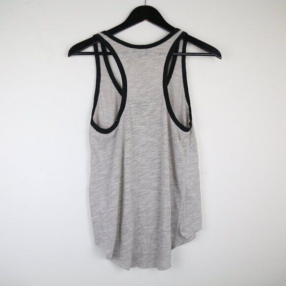 Aritzia Aritzia Wilfred Free Grey Racerback Black Trim Grey Tank Top Size M / US 6-8 / IT 42-44 - 5 Thumbnail