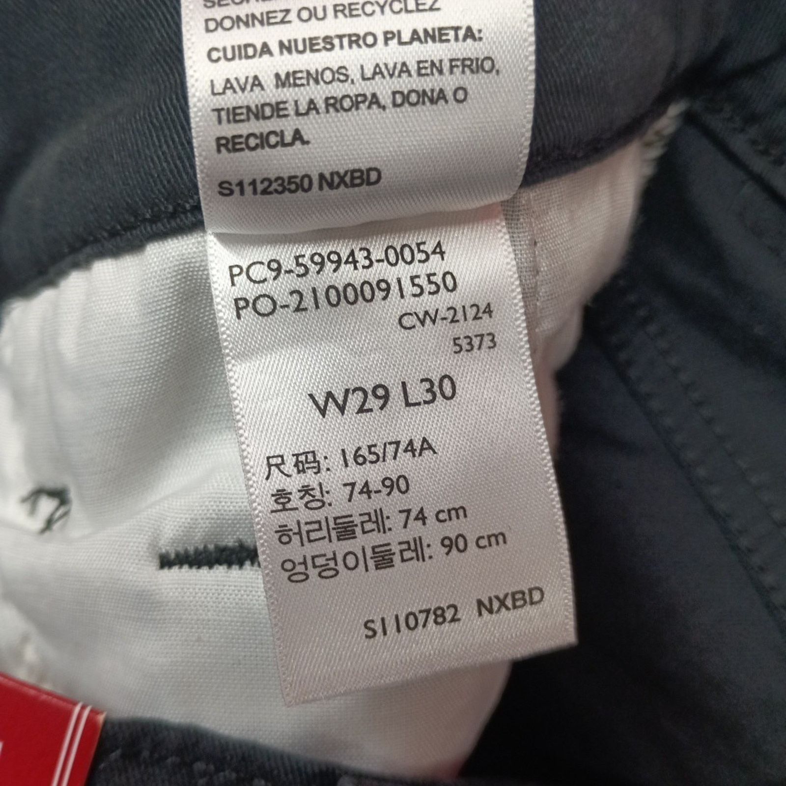 Levi's Signature By Levi Strauss Chino Pants Men's Size 29x30 Black Size US 29 - 7 Thumbnail