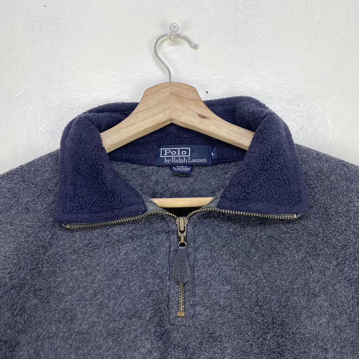 Polo Ralph Lauren Vintage Polo by Ralph Lauren Half Zipper Fleece Jacket Size US L / EU 52-54 / 3 - 5 Thumbnail
