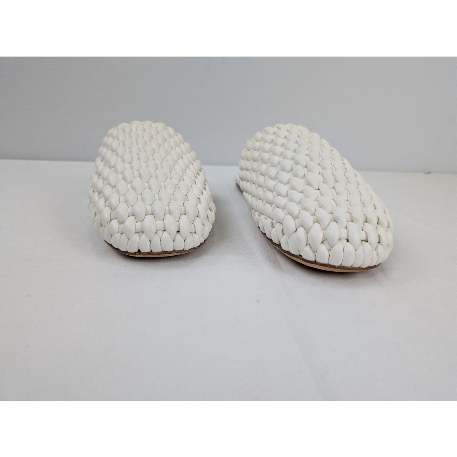 Bottega Veneta o1rshd1 Q:2 / Cloud Weave Squid Slipper in White 41 Size US 8 / EU 41 - 5 Thumbnail
