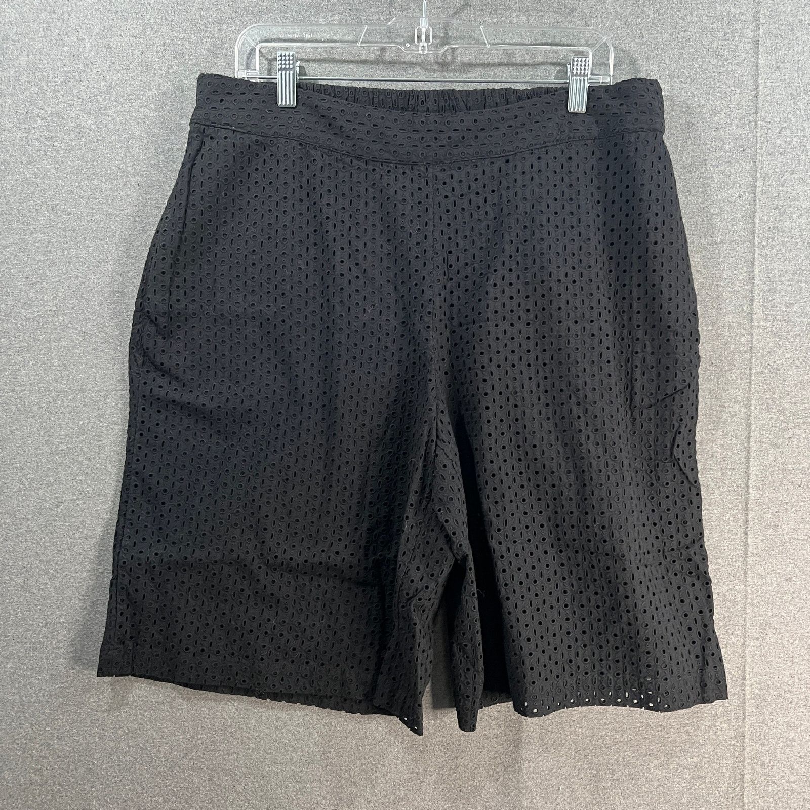 Other Isaac Mizrahi Live! Regular Wide Leg Eyelet Bermuda Size 38" / US 16 / IT 52 - 2 Thumbnail