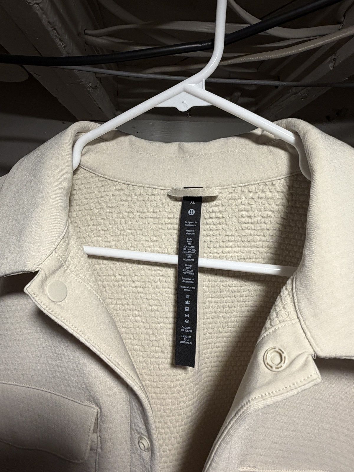 Lululemon Lululemon Beige Overshirt Size US XL / EU 56 / 4 - 3 Thumbnail