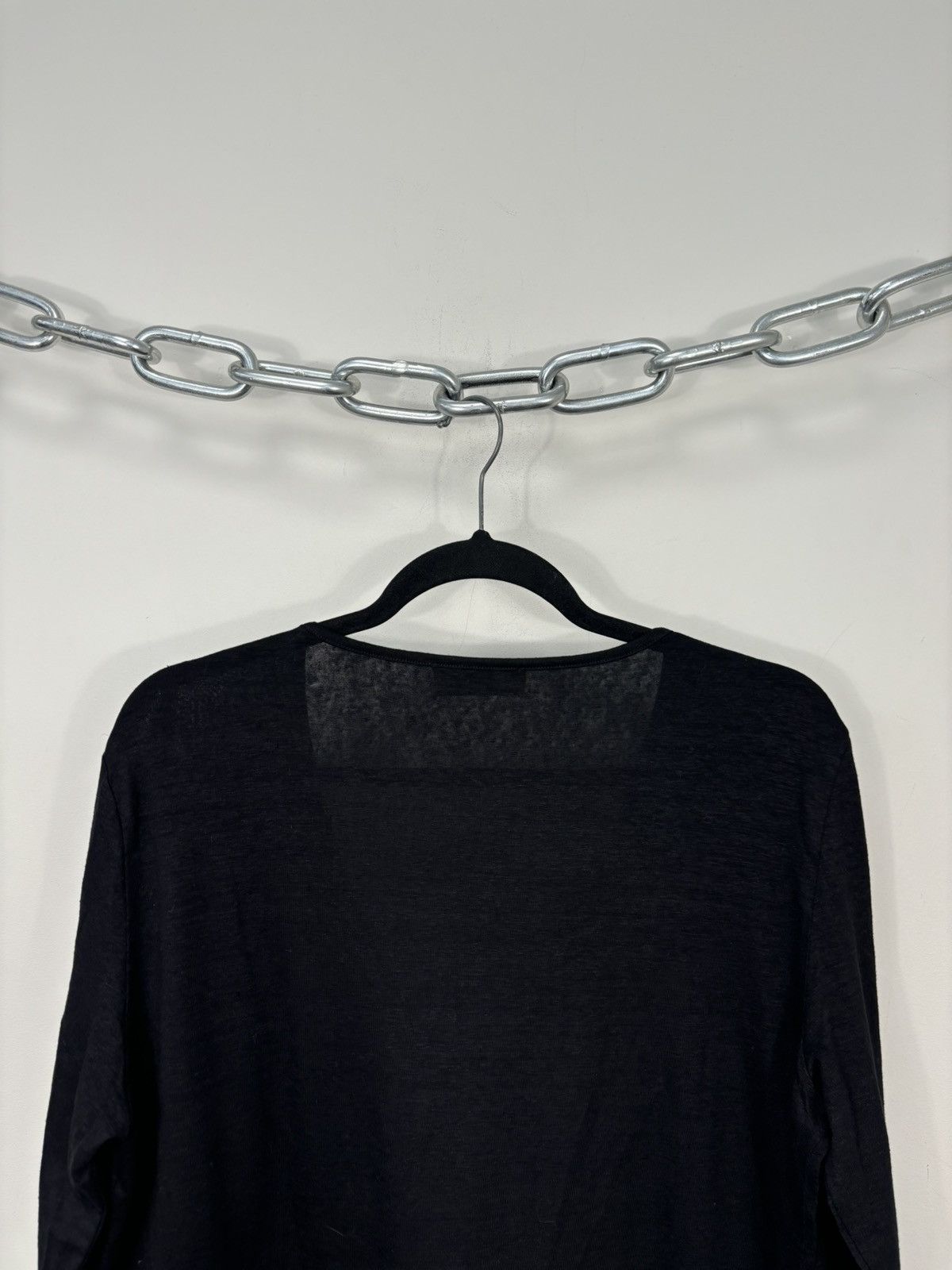 Davide Cenci Vintage Davide Cenci Women’s V-Neck Linen Long Sleeve Top Size XXL / US 16-18 / IT 52-54 - 12 Thumbnail