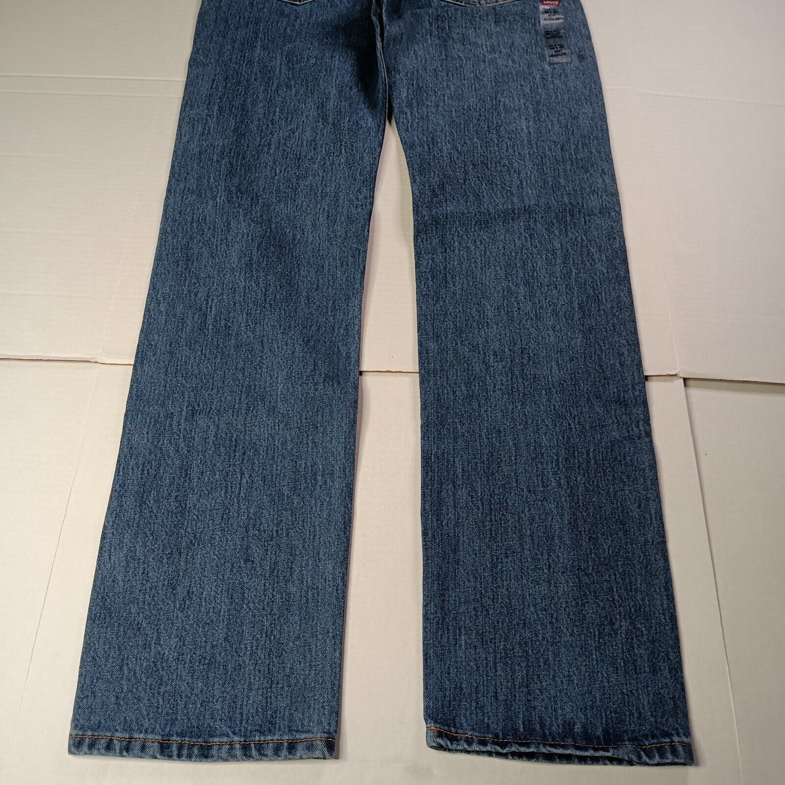 Levi's Levi's 505 Jeans Men's 36x38 Regular Fit Straight Leg Blue Size US 36 / EU 52 - 7 Thumbnail