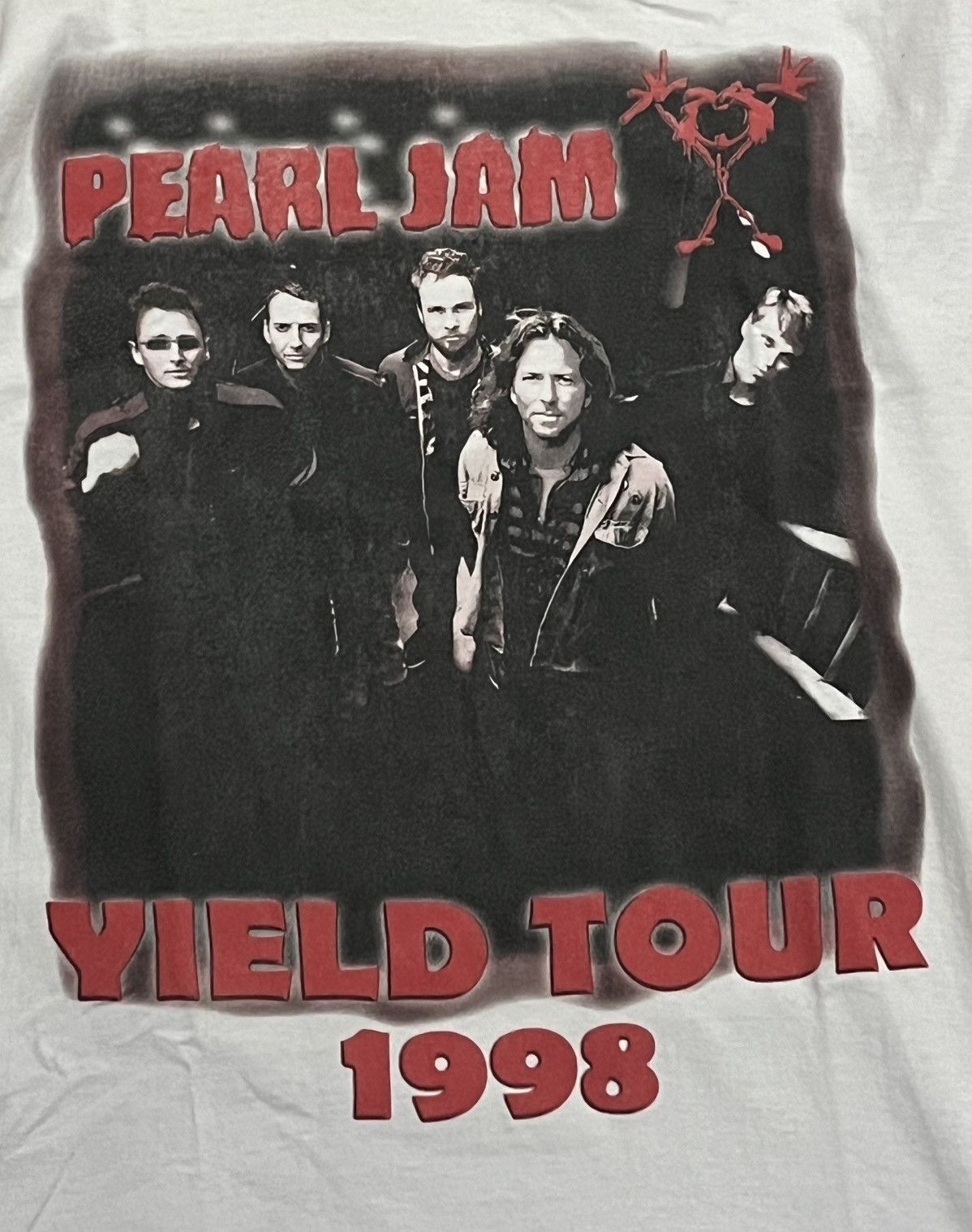 Band Tees × Vintage Pearl Jam Long Sleeve Yield Tour 1998 Size US XL / EU 56 / 4 - 3 Thumbnail