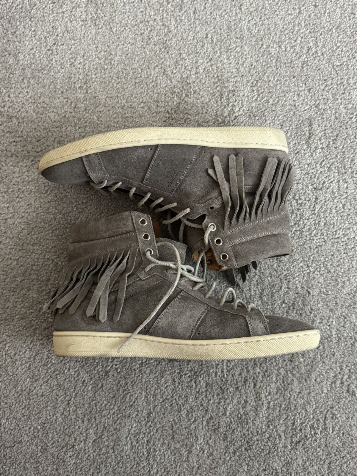Saint Laurent Paris Saint Laurent Fringed High Top Size US 9 / EU 42 - 7 Thumbnail
