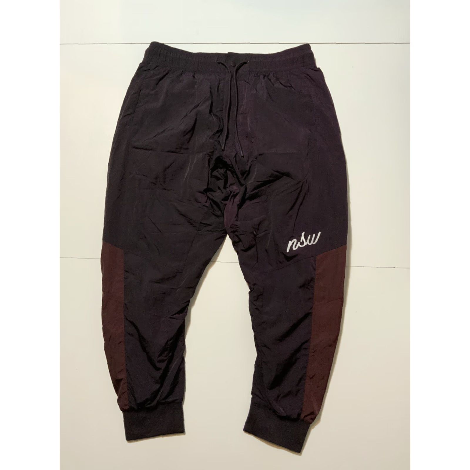 Nike Nike NSW Sportswear Windbreaker Nylon Tapered Jogger Pants XL Burgundy Men Size US 36 / EU 52 - 3 Thumbnail