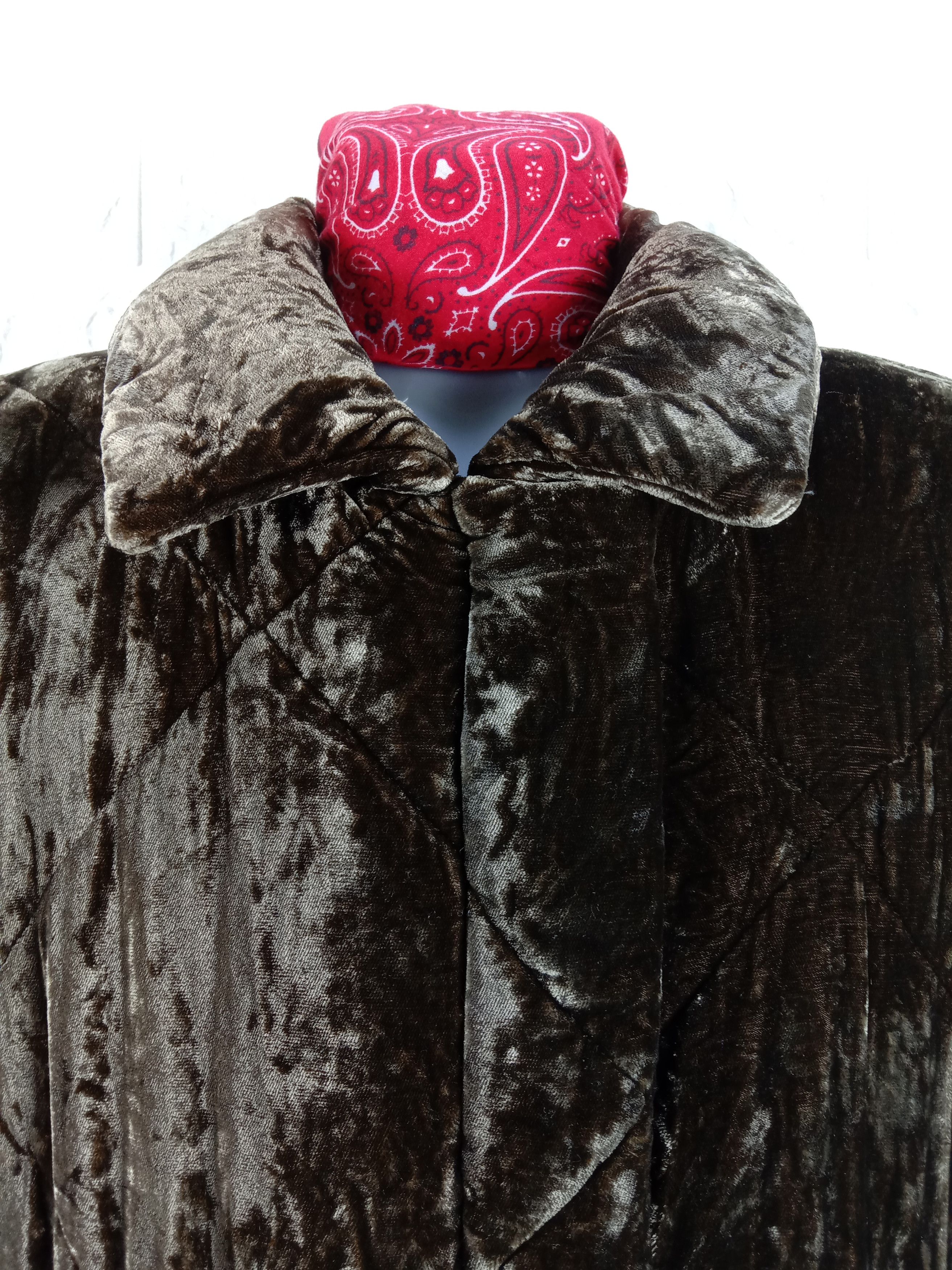 Allegri Vintage Allegri Velvet Puffer Long Jacket Size US L / EU 52-54 / 3 - 6 Thumbnail
