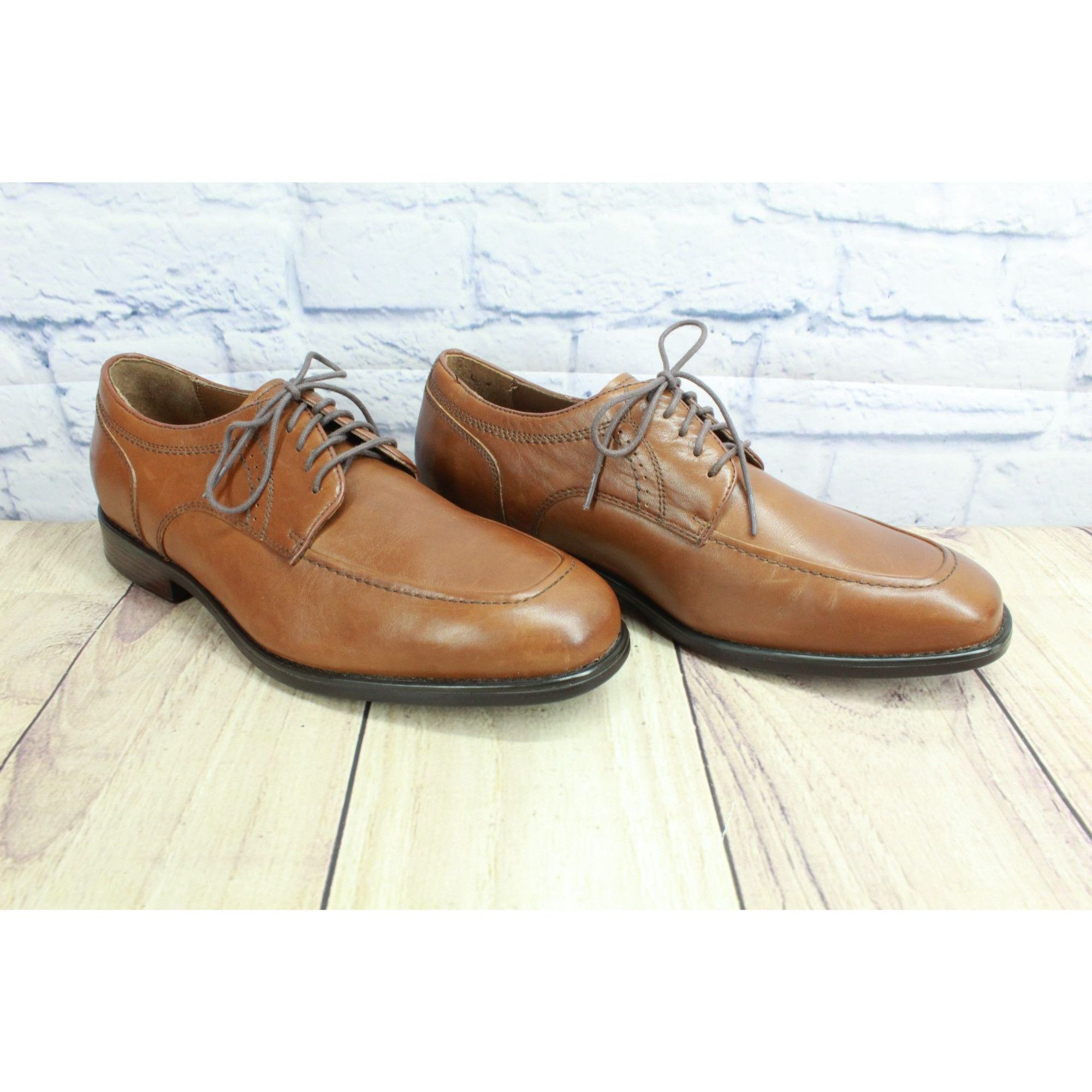 Johnston & Murphy Johnston and Murphy Men's Brown Leather Casual Dress Shoes Size US 8.5 / EU 41-42 - 2 Thumbnail