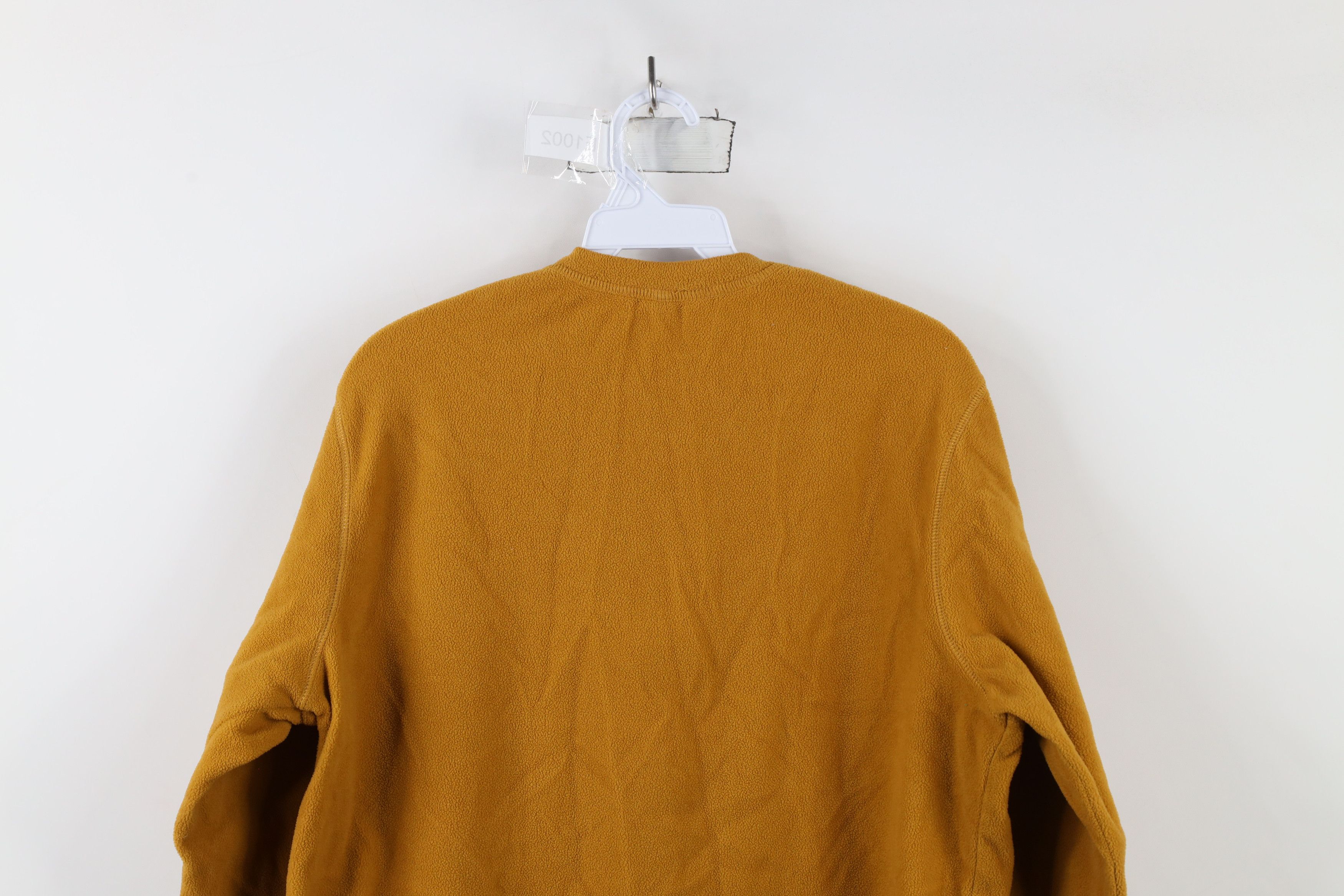 Lands' End × Vintage Vintage Lands End Snap Button Fleece Pullover Sweater Gold Size US S / EU 44-46 / 1 - 10 Thumbnail