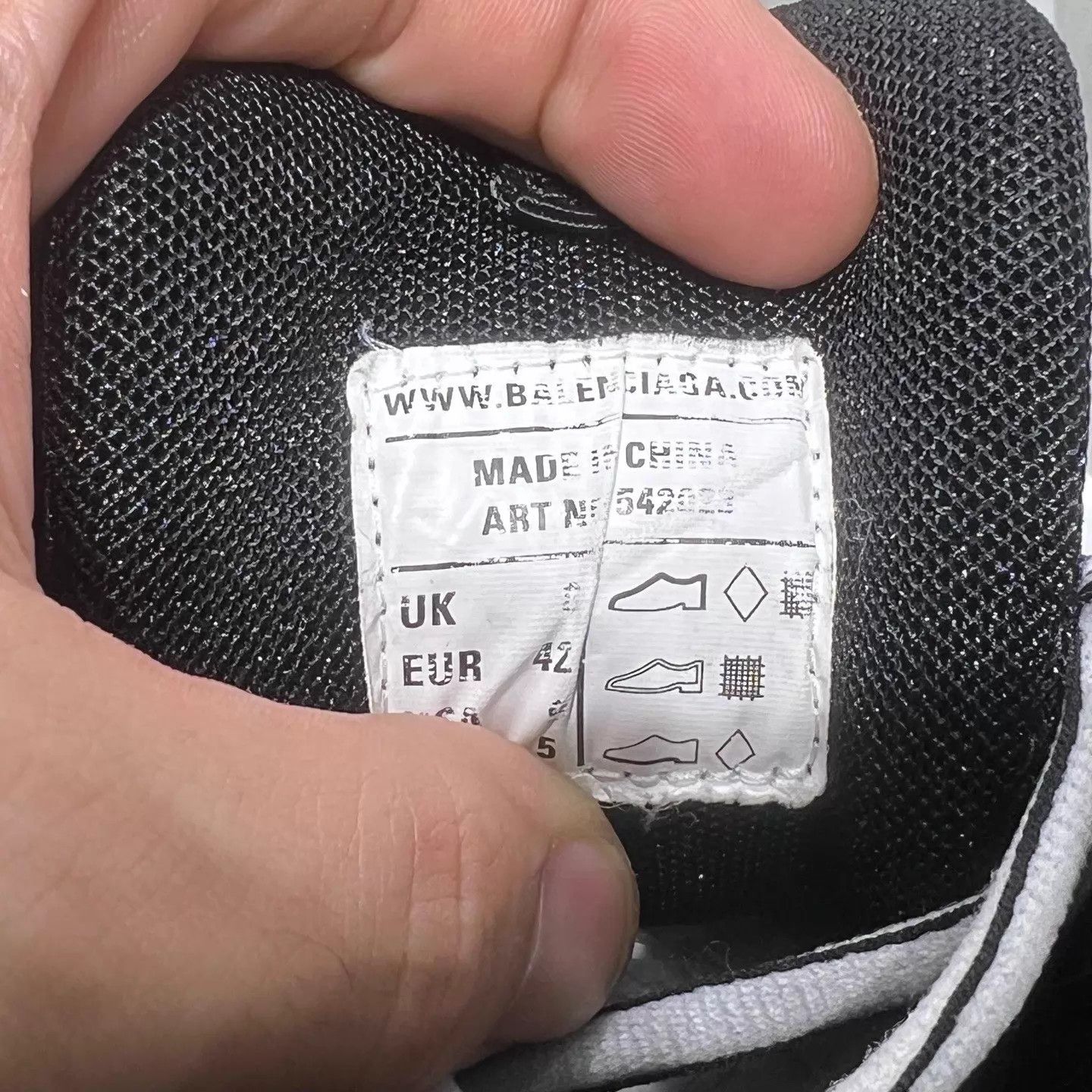 Balenciaga Balenciaga Track Dad Sneaker Black & White Size 42 Size US 9 / EU 42 - 8 Thumbnail