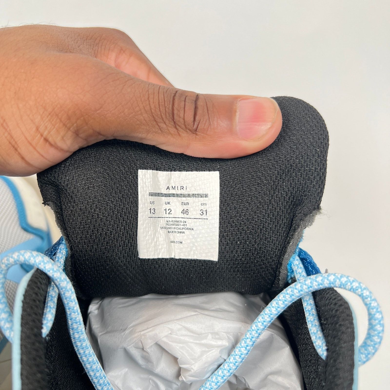 Amiri Amiri Blue MA Runner Size 46 Size US 13 / EU 46 - 8 Thumbnail