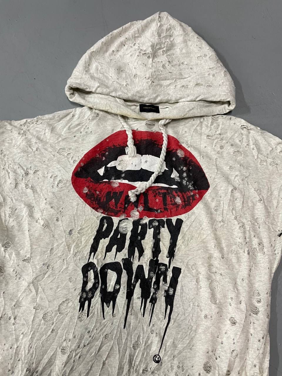 Seditionaries RIPPED DESIGN PUNI STYLE WORLD WIDE LOVE Size US XL / EU 56 / 4 - 10 Thumbnail