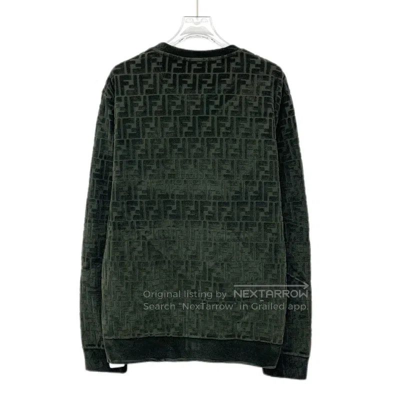 Fendi Fendi Military green logo letter embossed full print cotto Size US M / EU 48-50 / 2 - 2 Thumbnail