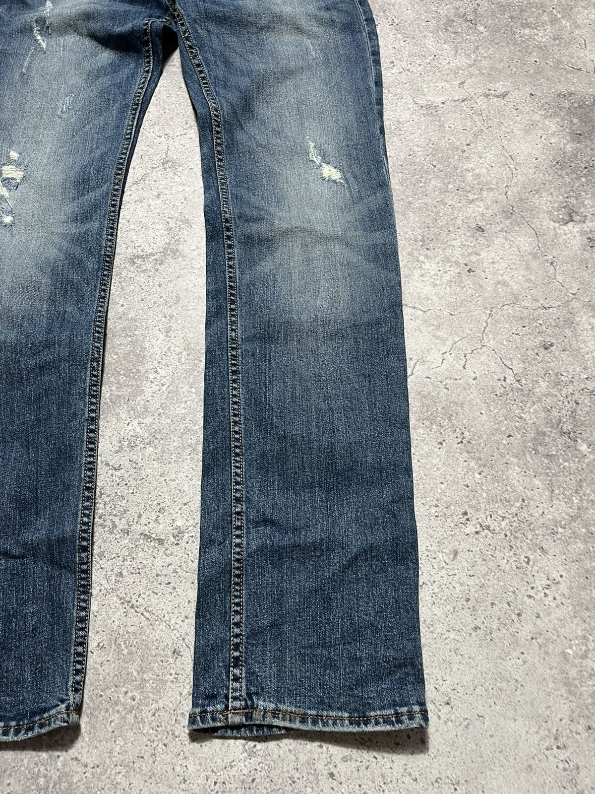 Philipp Plein Philipp Plein Cowboy ILLegal Fight Club Straight Cut Jeans Size US 32 / EU 48 - 3 Thumbnail