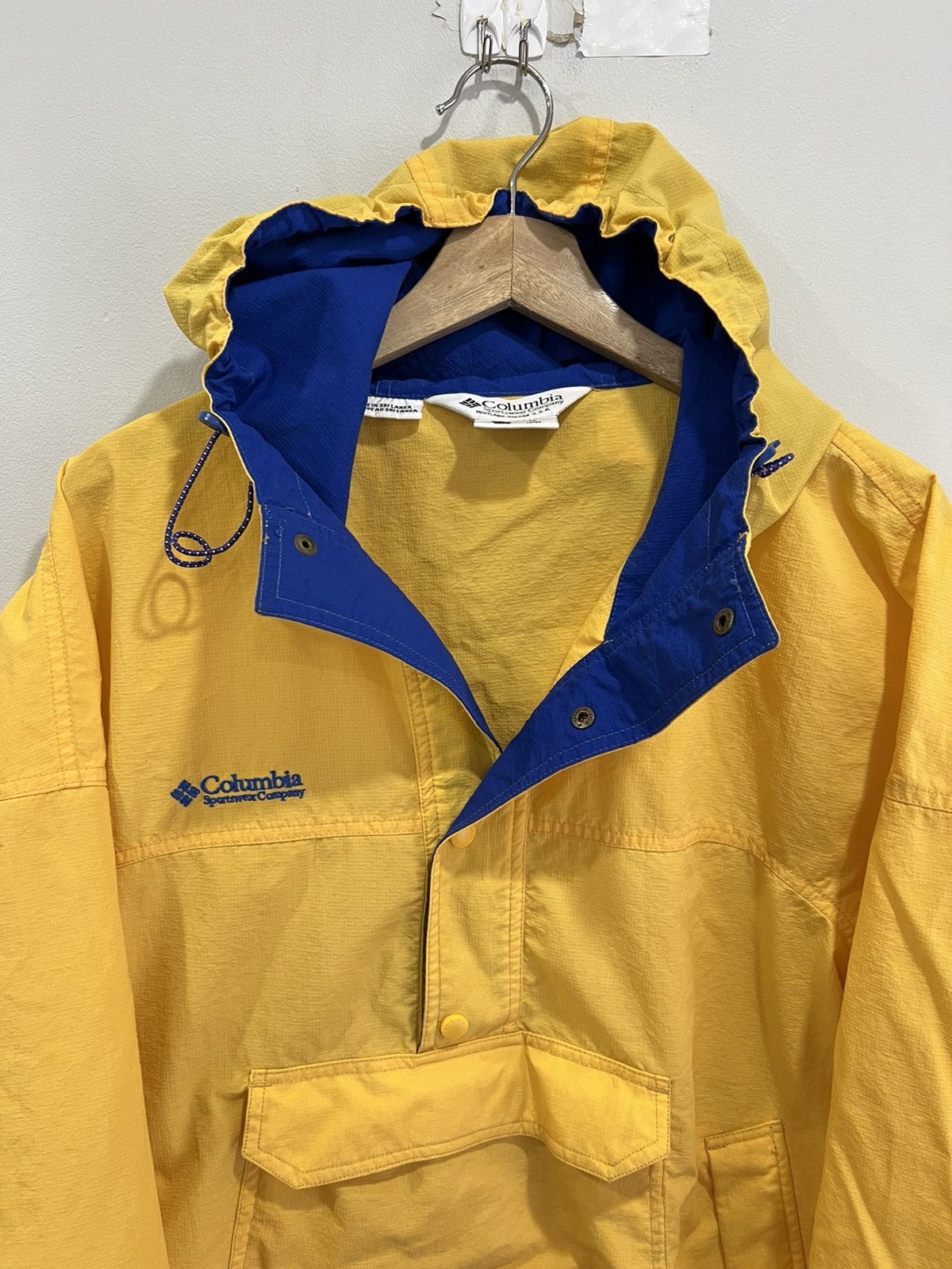 Columbia Vintage 90s Columbia Windbreaker Jacket Pullover Size US L / EU 52-54 / 3 - 3 Thumbnail