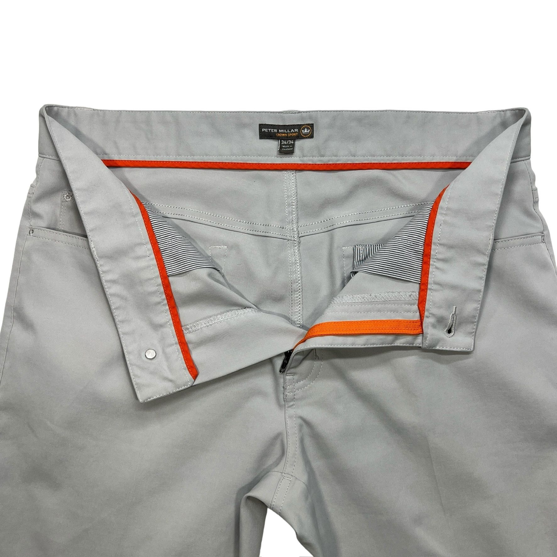 Peter Millar Peter Millar Men's Crown Sport Performance Gray Golf Pant Size US 34 / EU 50 - 3 Thumbnail