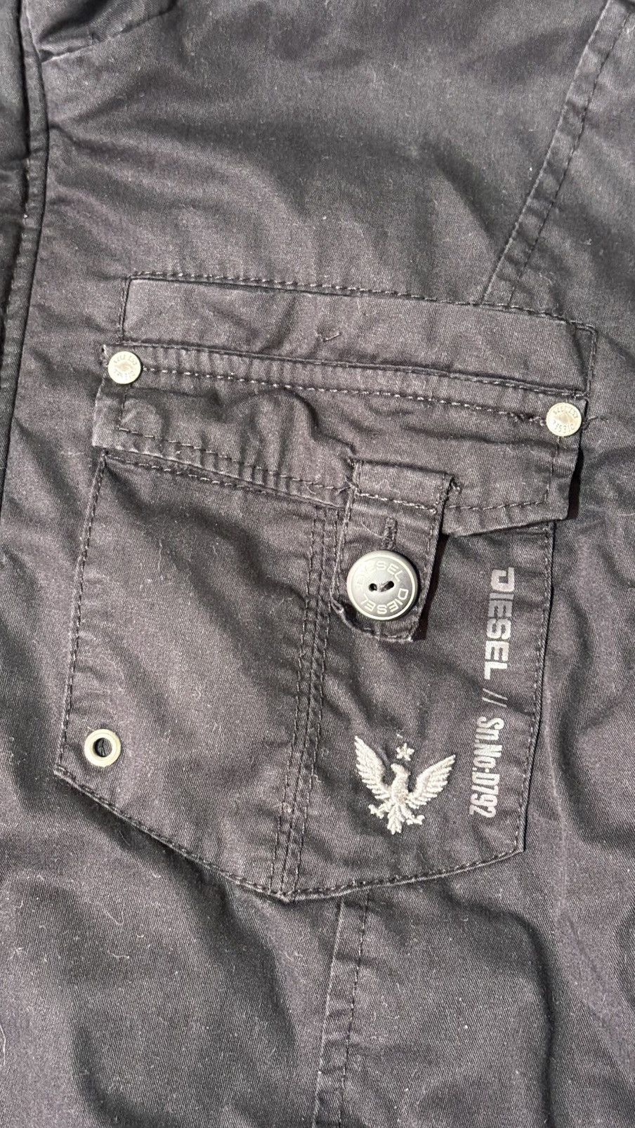 Diesel Diesel Archive 00s Military Utility Jacket Serial Number Size M / US 6-8 / IT 42-44 - 6 Thumbnail
