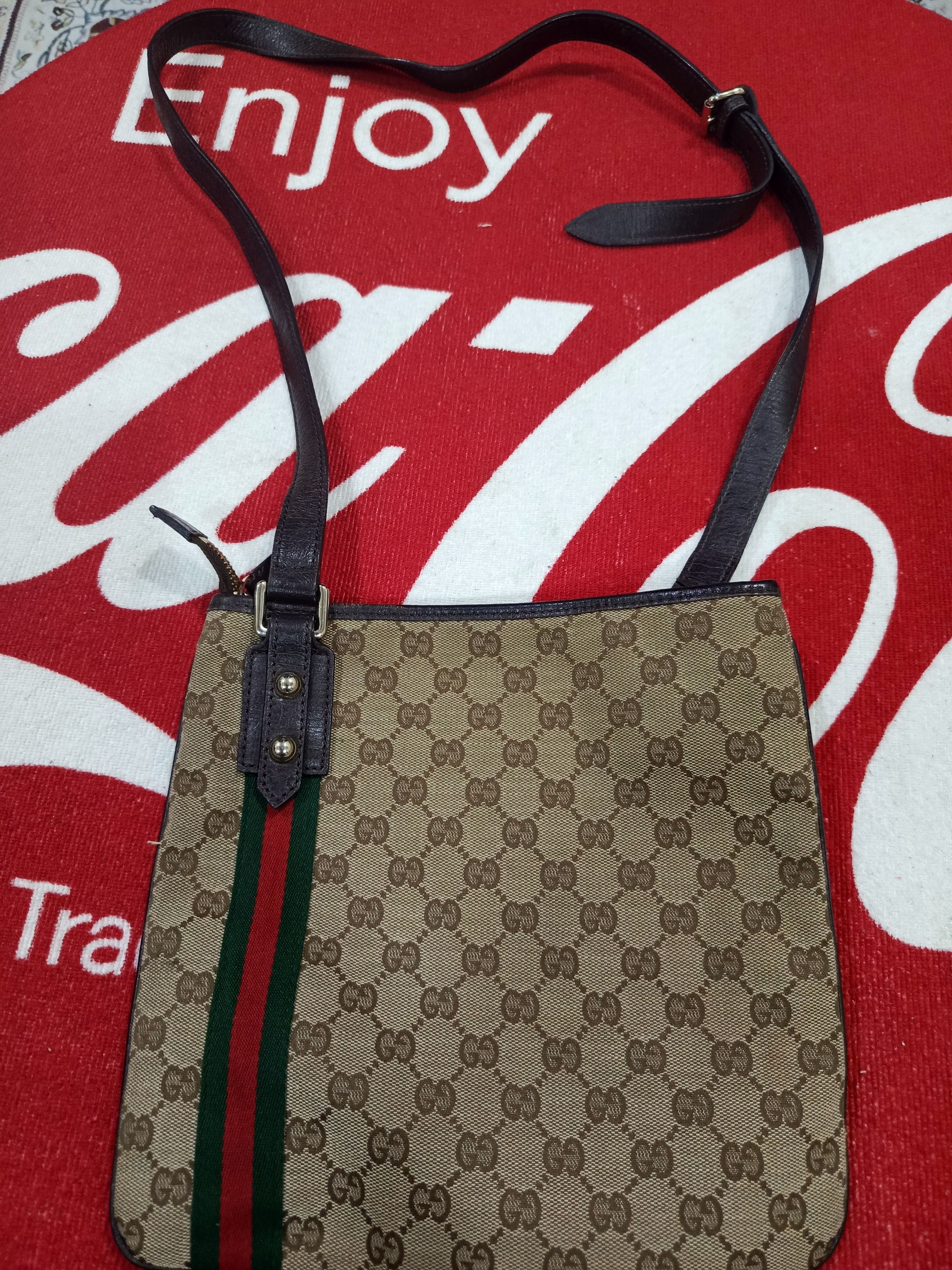 Gucci Gucci Brown GG Canvas Jolicoeur Crossbody Bag Size ONE SIZE - 2 Thumbnail