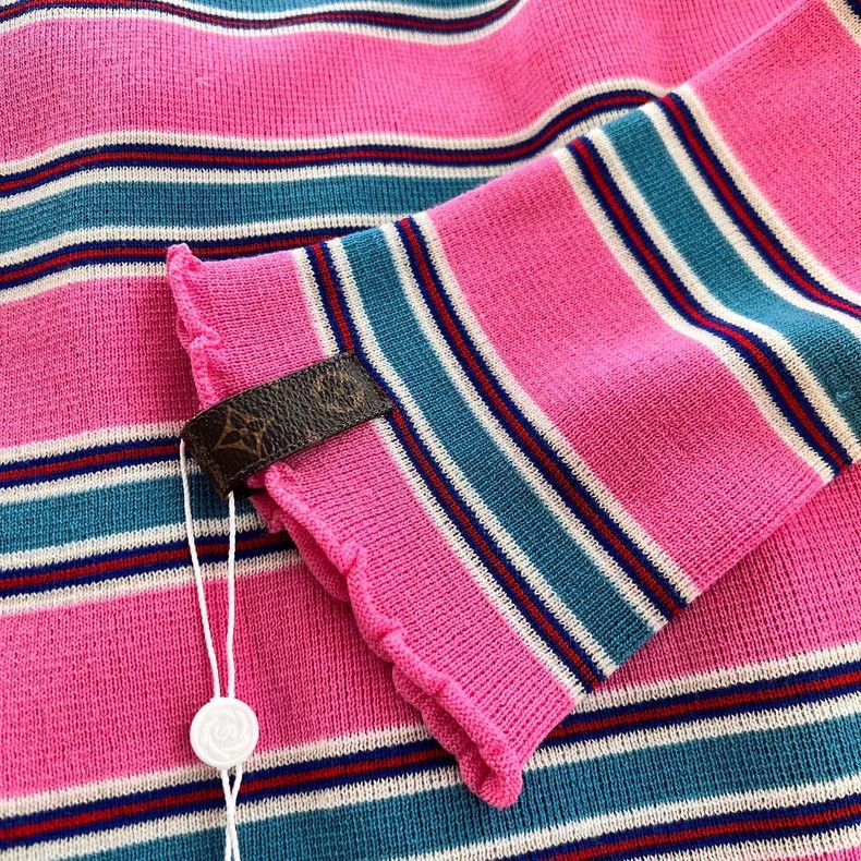 Louis Vuitton Louis Vuitton Pink striped sweater Size XS / US 0-2 / IT 36-38 - 4 Thumbnail