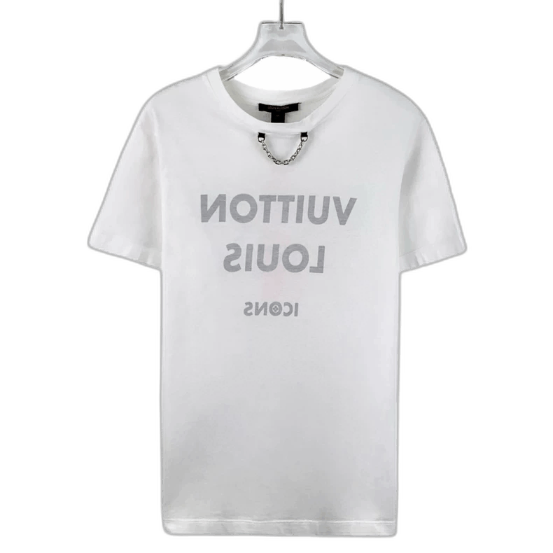 Louis Vuitton Louis Vuitton White Letter Print TShirt-2506 Size US M / EU 48-50 / 2 - 1 Thumbnail
