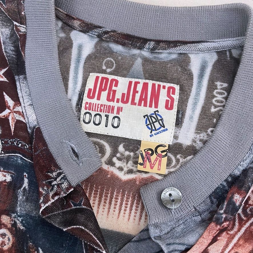 Jean Paul Gaultier AW2004 Jean Paul Gaultier Indian Skeleton Mesh Top Vintage Size M / US 6-8 / IT 42-44 - 4 Thumbnail