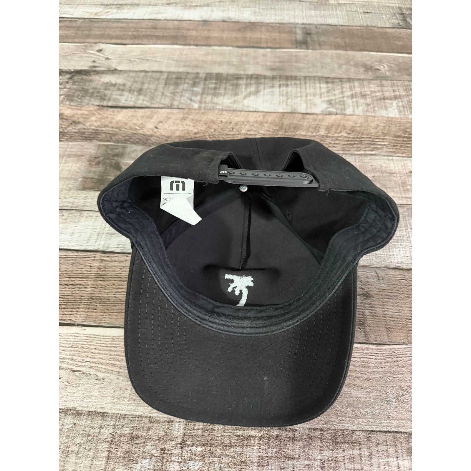 TravisMathew TravisMathew Black and White Snapback Hat Size ONE SIZE - 5 Thumbnail