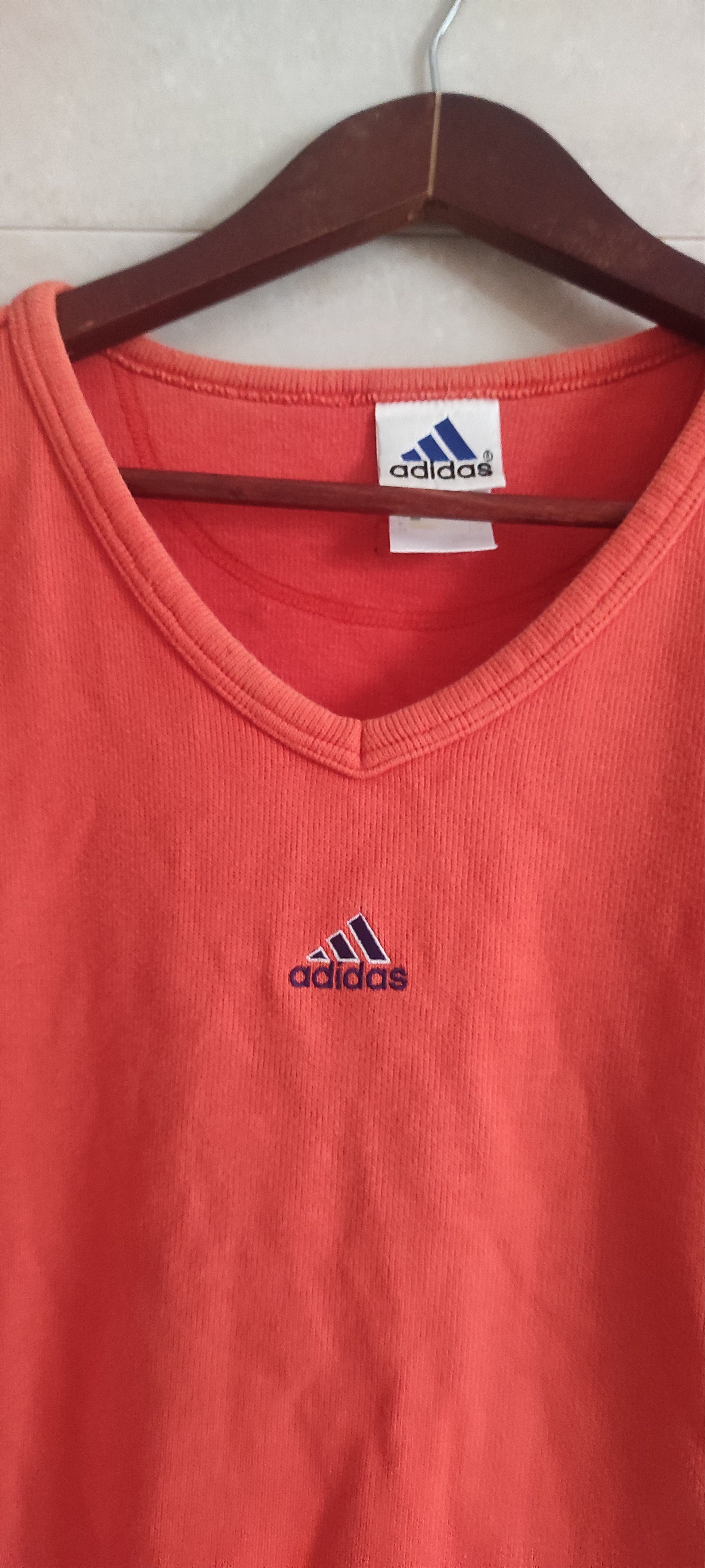 Adidas × Vintage VTG Adidas 3 Striped Crewneck 90s Adidas Logo Trefoil Shirt Size US M / EU 48-50 / 2 - 7 Thumbnail