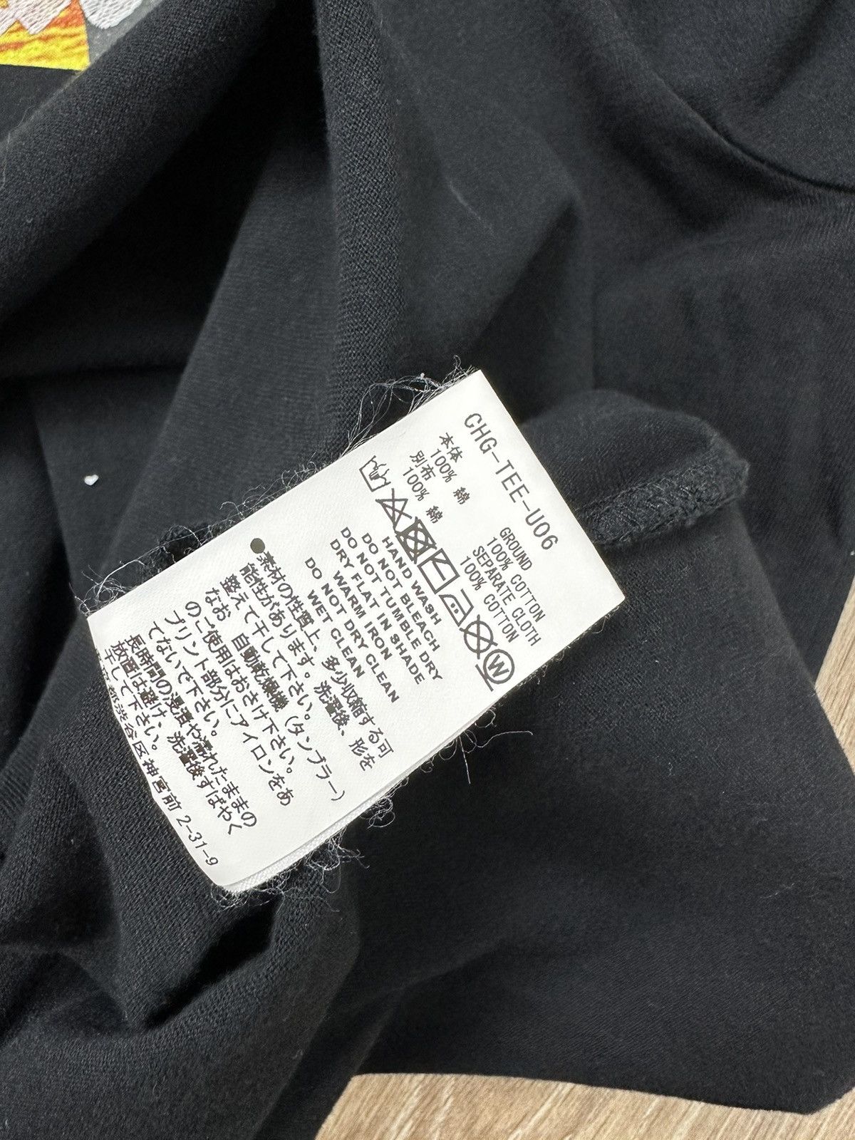 Facetasm Facetasm Men's 100% Cotton Crewneck S/S T-Shirt Black japan Size US S / EU 44-46 / 1 - 4 Thumbnail