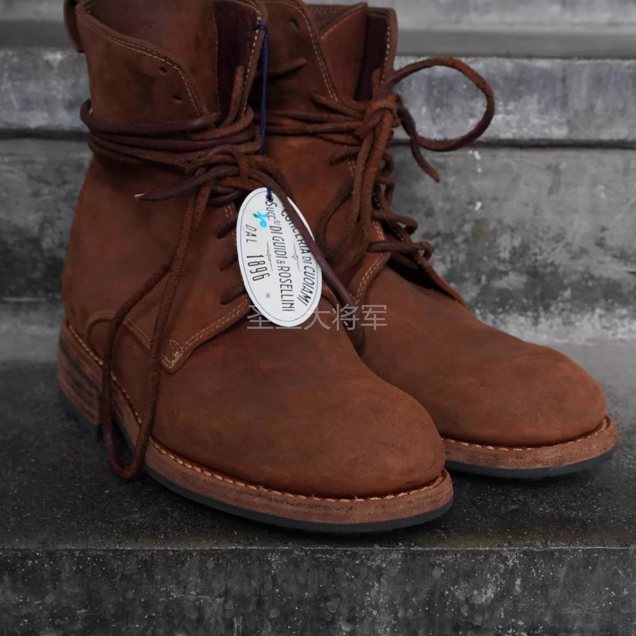 Guidi Guidi Rosellini Vtg Veg Tan Leather Boots Sz 37+38 Size US 6.5 / IT 36.5 - 3 Thumbnail