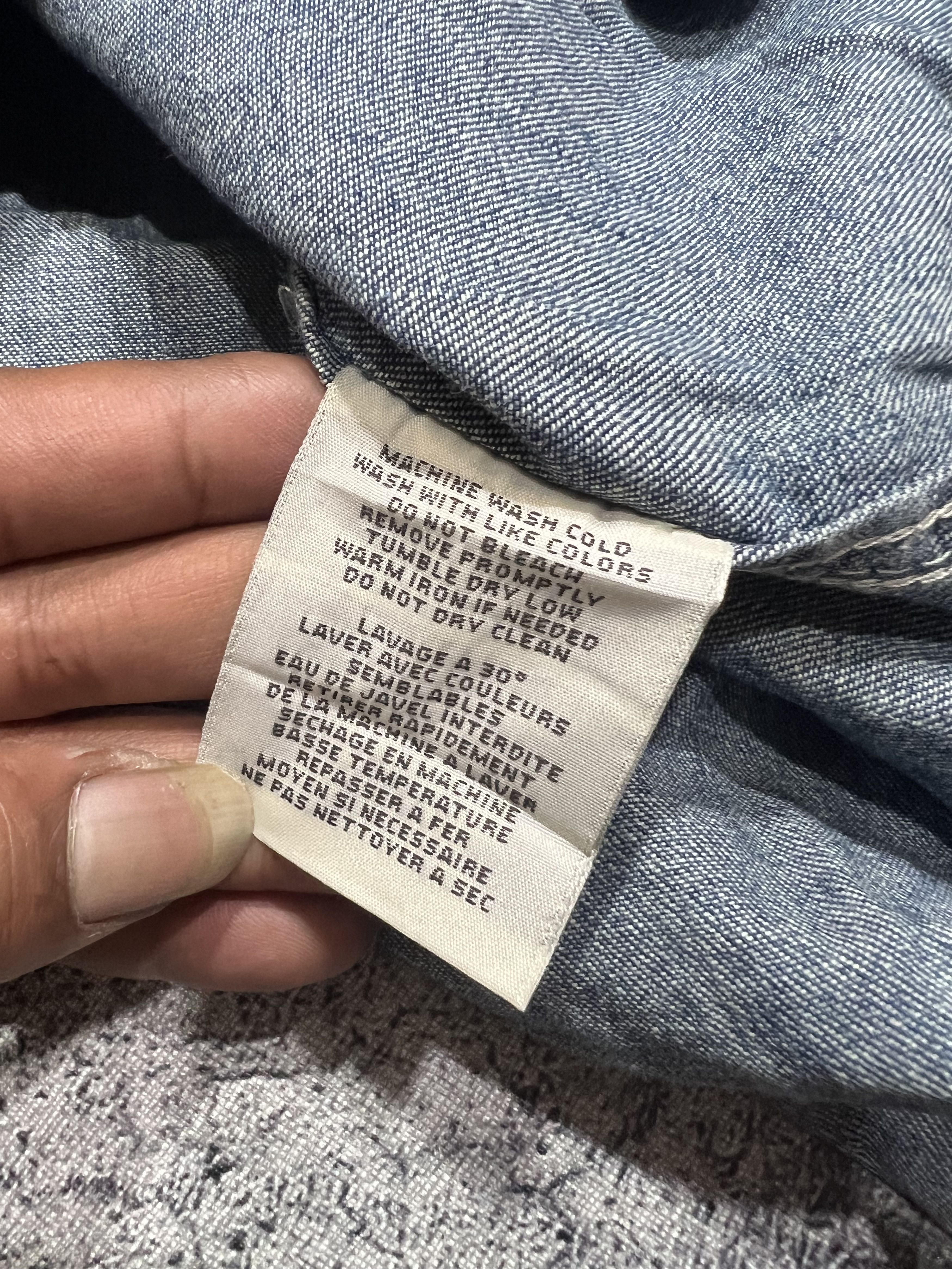 Kapital 2000s Archival Polo Ralph Lauren RRL Denim Jeans Shirt y2k Size US L / EU 52-54 / 3 - 10 Thumbnail
