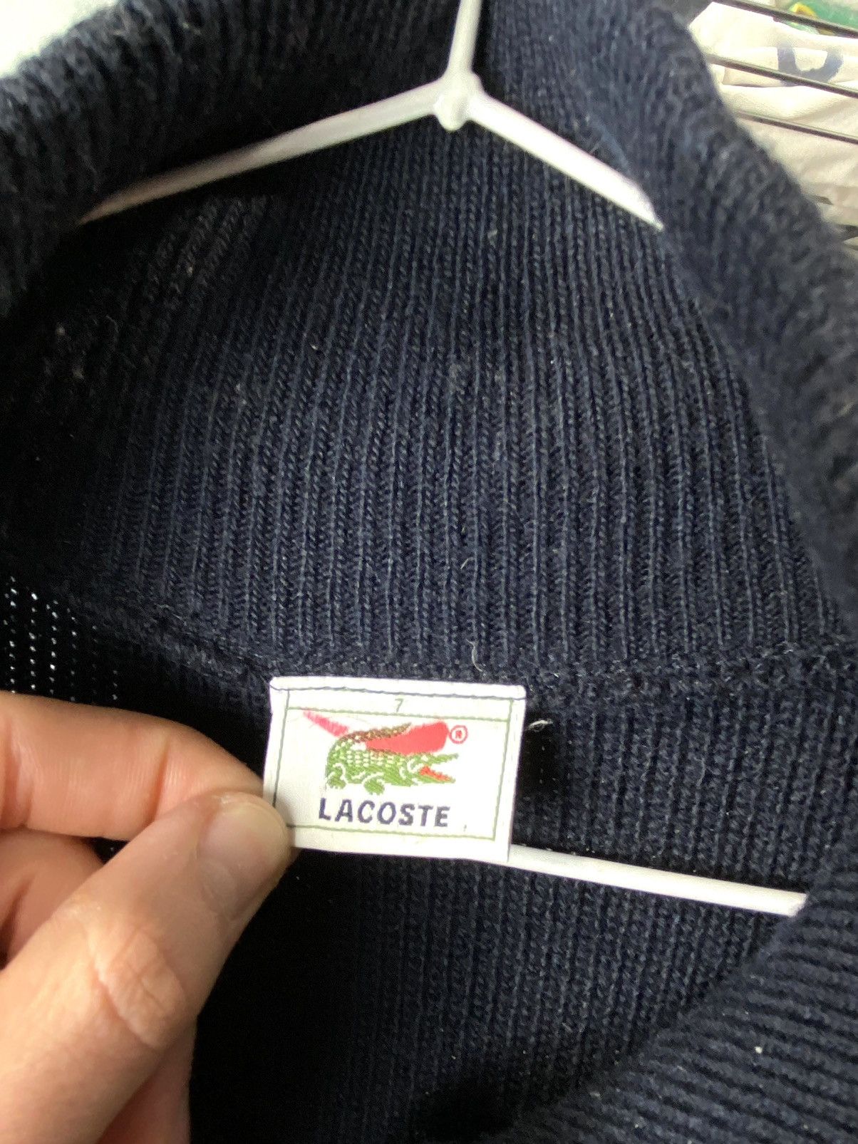 Lacoste 💥90’s Rare! Vintage Lacoste Sweater Sweatshirt Hype Size US XL / EU 56 / 4 - 5 Thumbnail