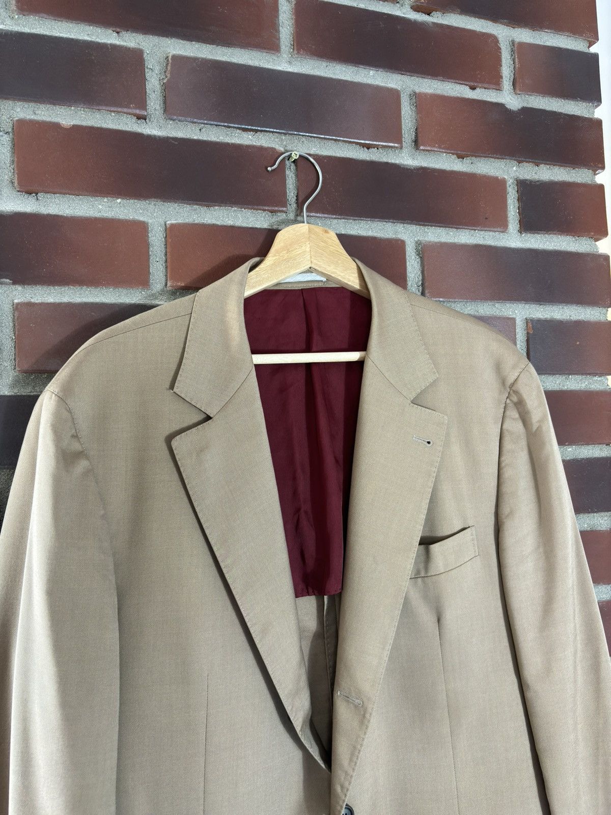 Brunello Cucinelli × Designer Brunello Cucinelli Silk Wool Blazer Blazer Suit Jacket Size 44R - 2 Thumbnail