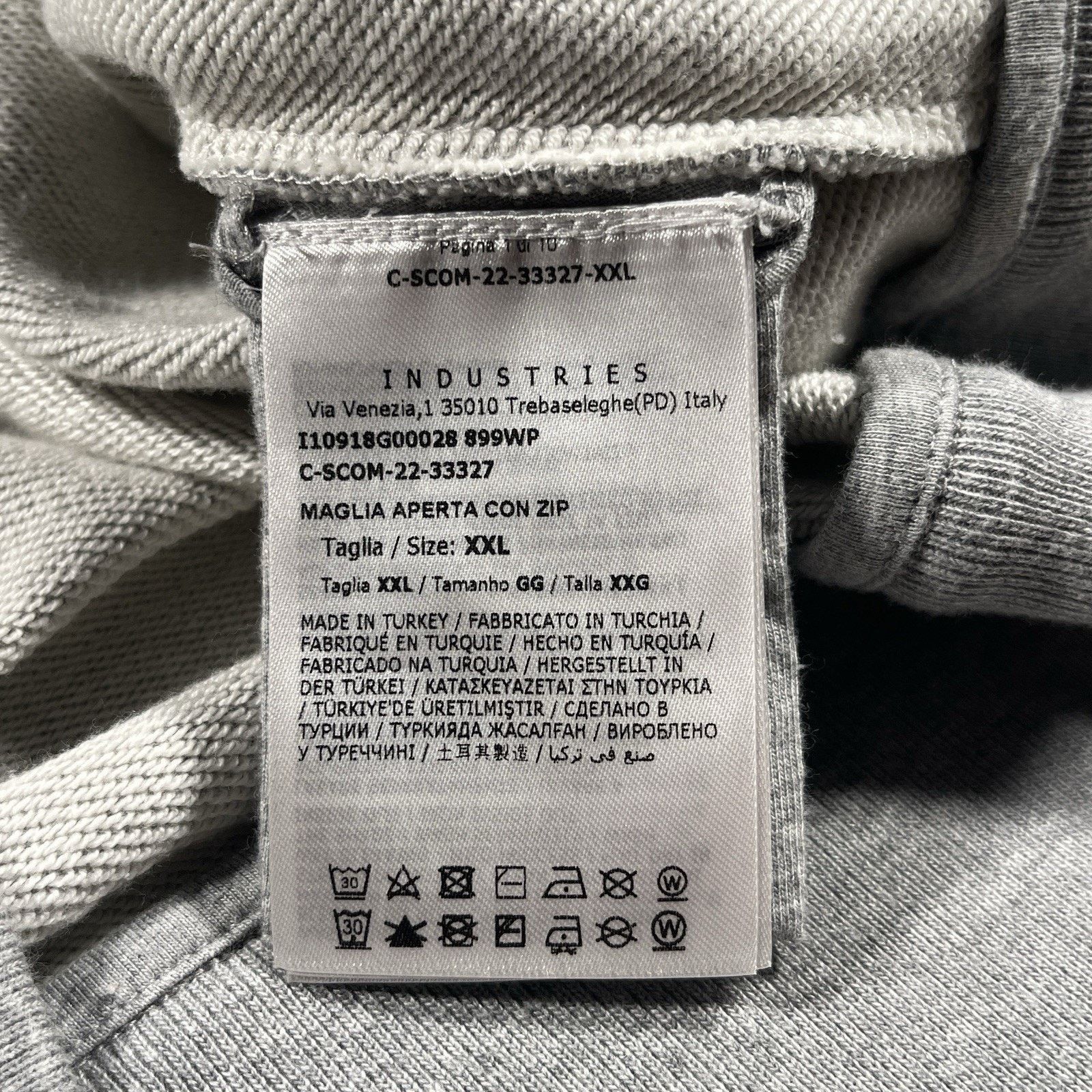 Moncler Moncler Maglia Aperta Full Zip Up Sweater Jacket Gray Size US XXL / EU 58 / 5 - 7 Thumbnail