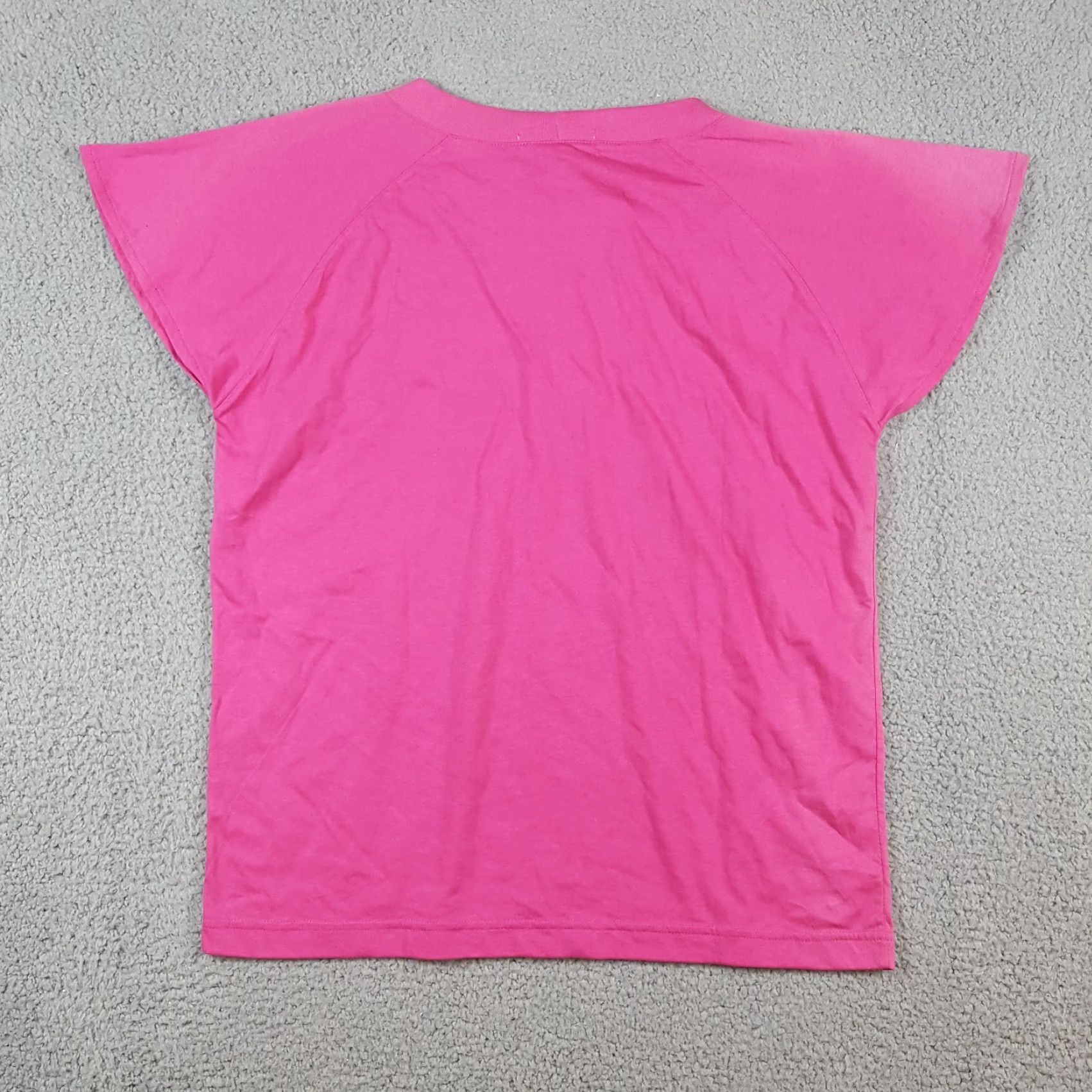 Pinko VINTAGE Sports Casuals T-Shirt Short Sleeve Women S Pink 90s Neon Pink Workout Top Casual 80s 90s Classic Retro Vintage Shirt Womens Size S / US 4 / IT 40 - 4 Thumbnail