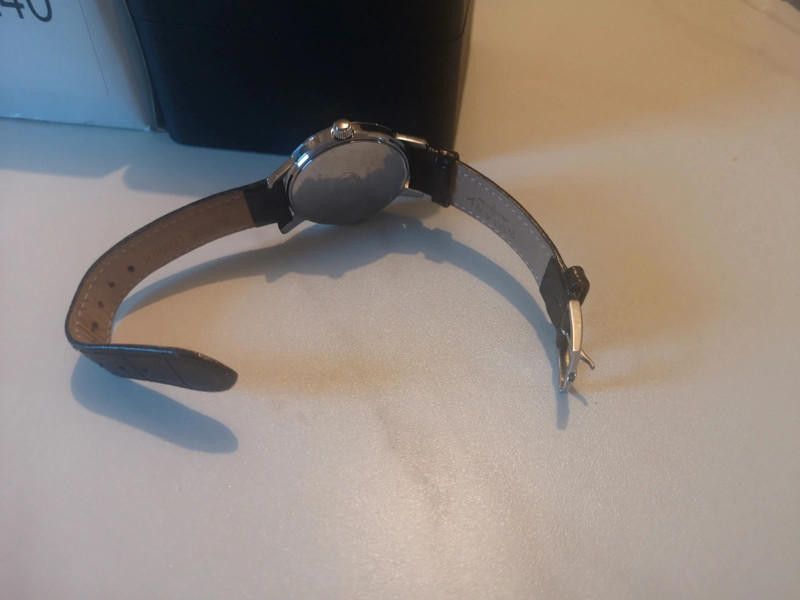 Designer Rotary black dial leather strap watch Size ONE SIZE - 5 Thumbnail