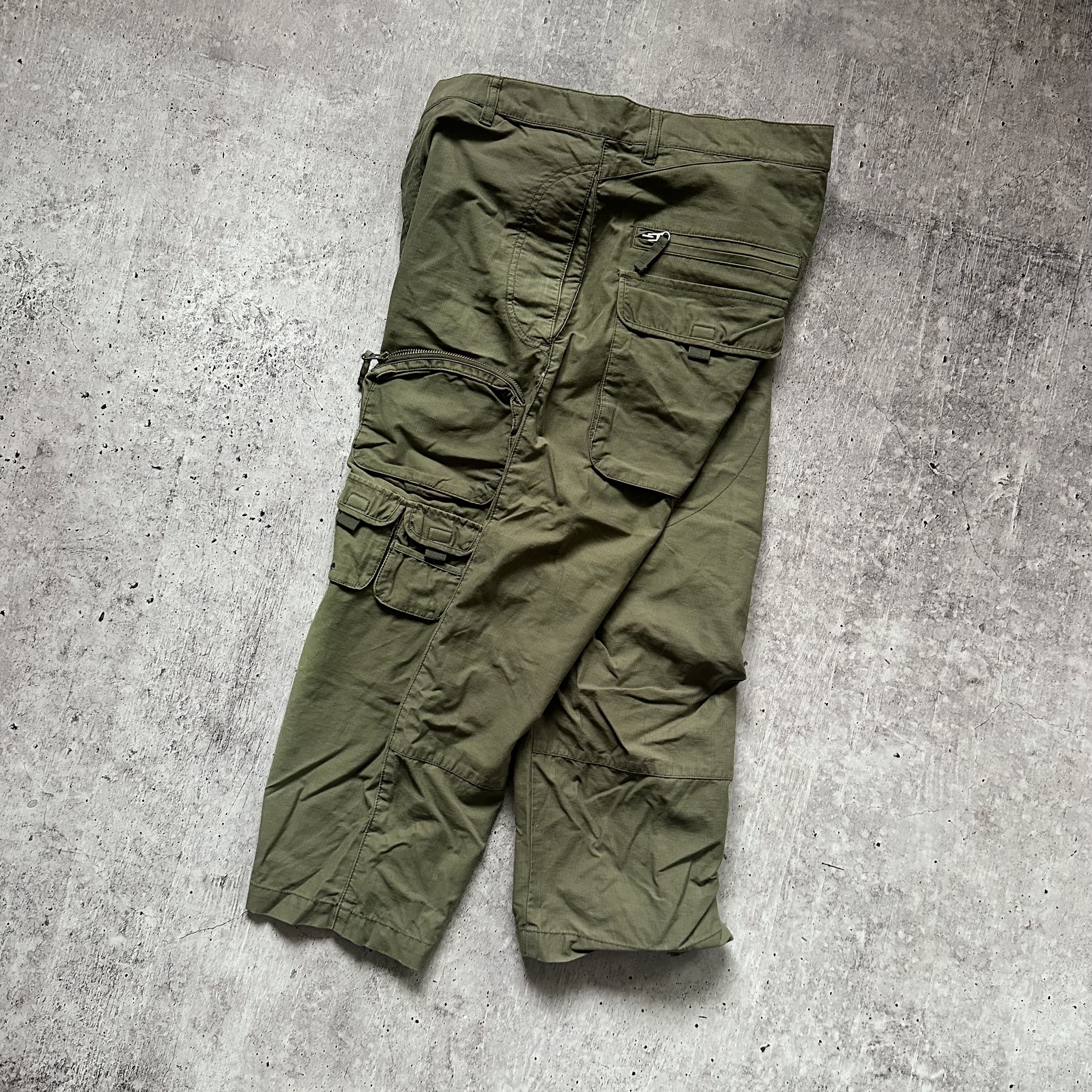 Japanese Brand Japanese Cargo Multi Pocket 3/4 Baggy Pants Size US 32 / EU 48 - 8 Thumbnail